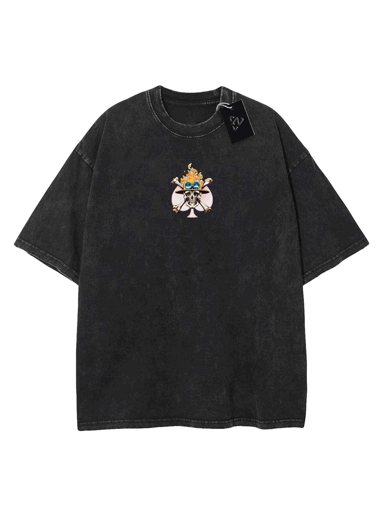 2-seitiges Vintage-T-Shirt „Ace Fearless“