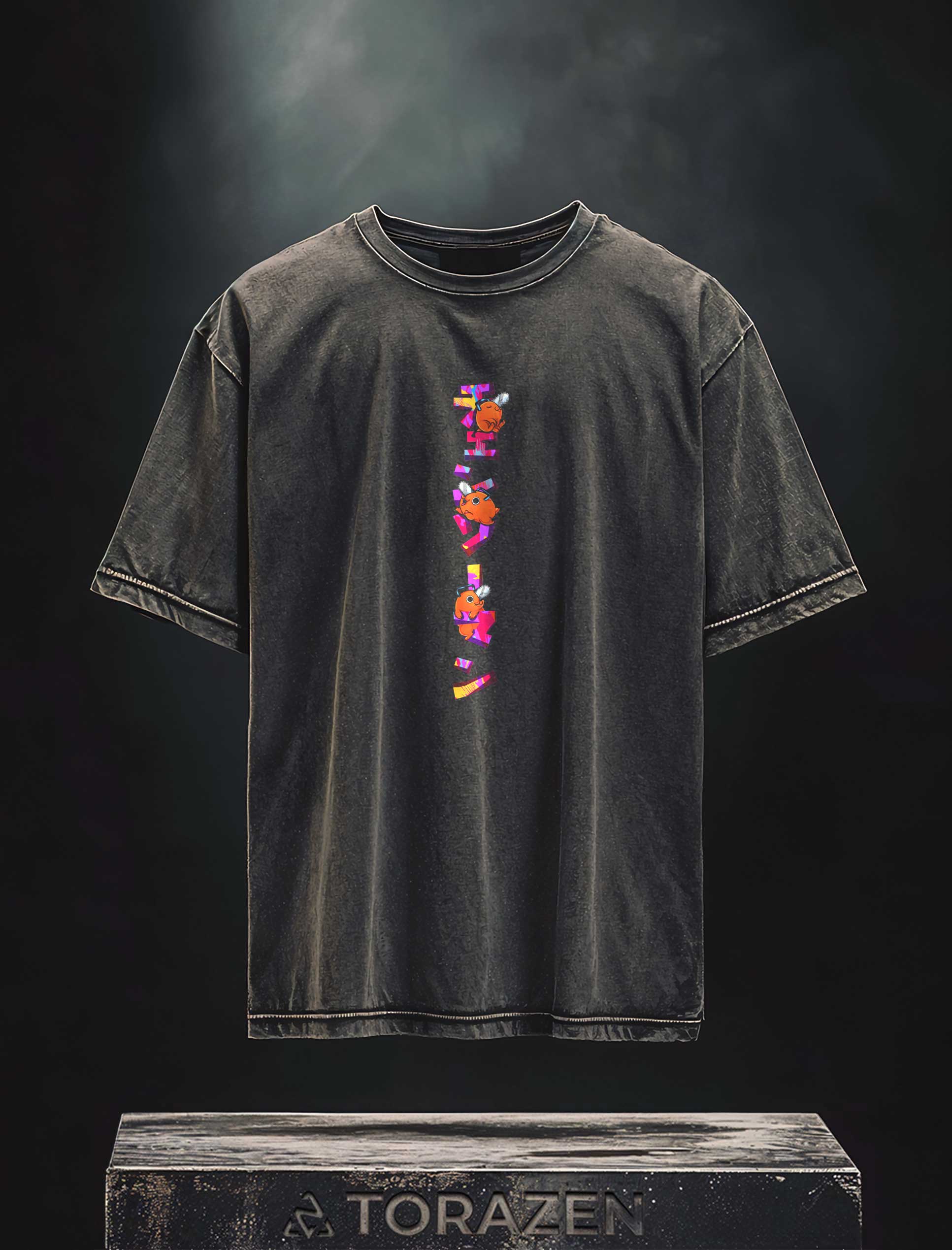 Chainsaw Man Madness Vintage-T-Shirt