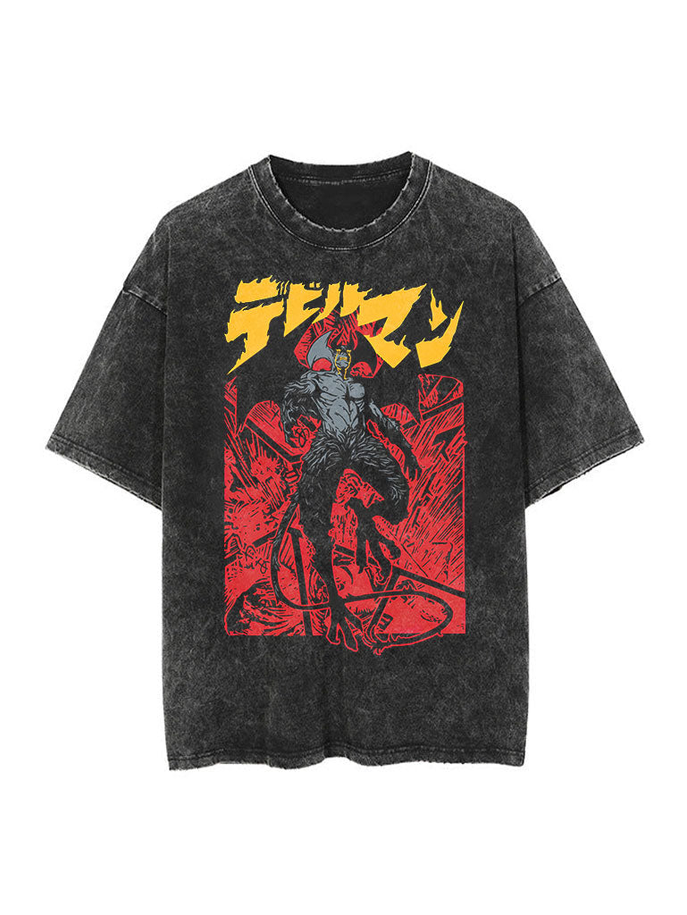 Devilman Crybaby Vintage-T-Shirt
