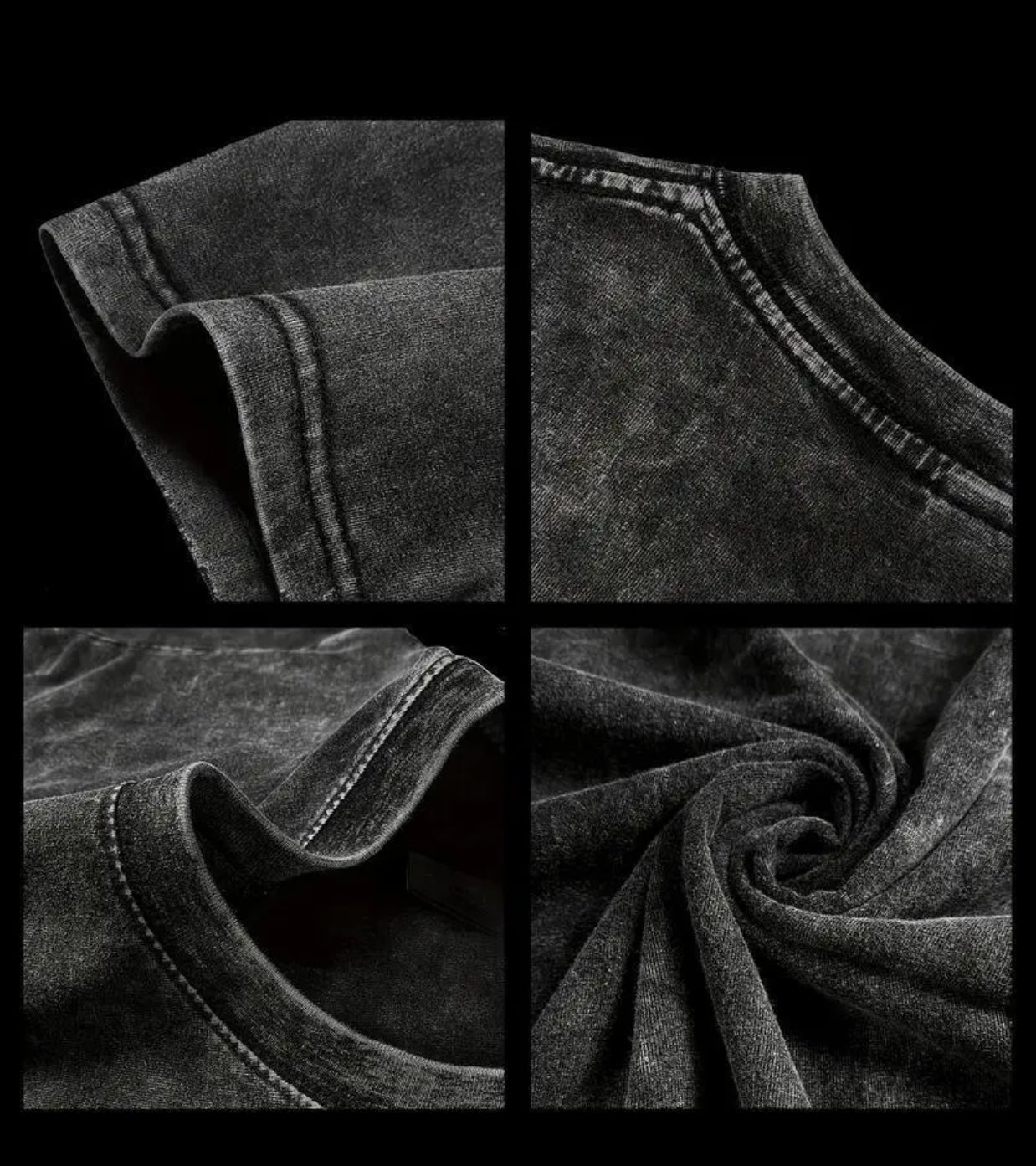 Statue of God Bedrucktes Unisex Washed T-Shirt