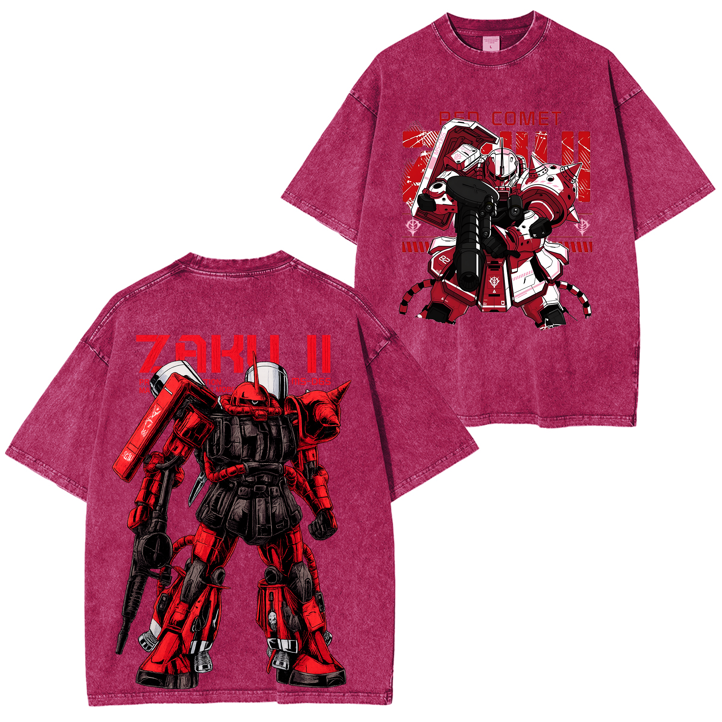 Gundam Vintage Unisex Washed T-Shirt