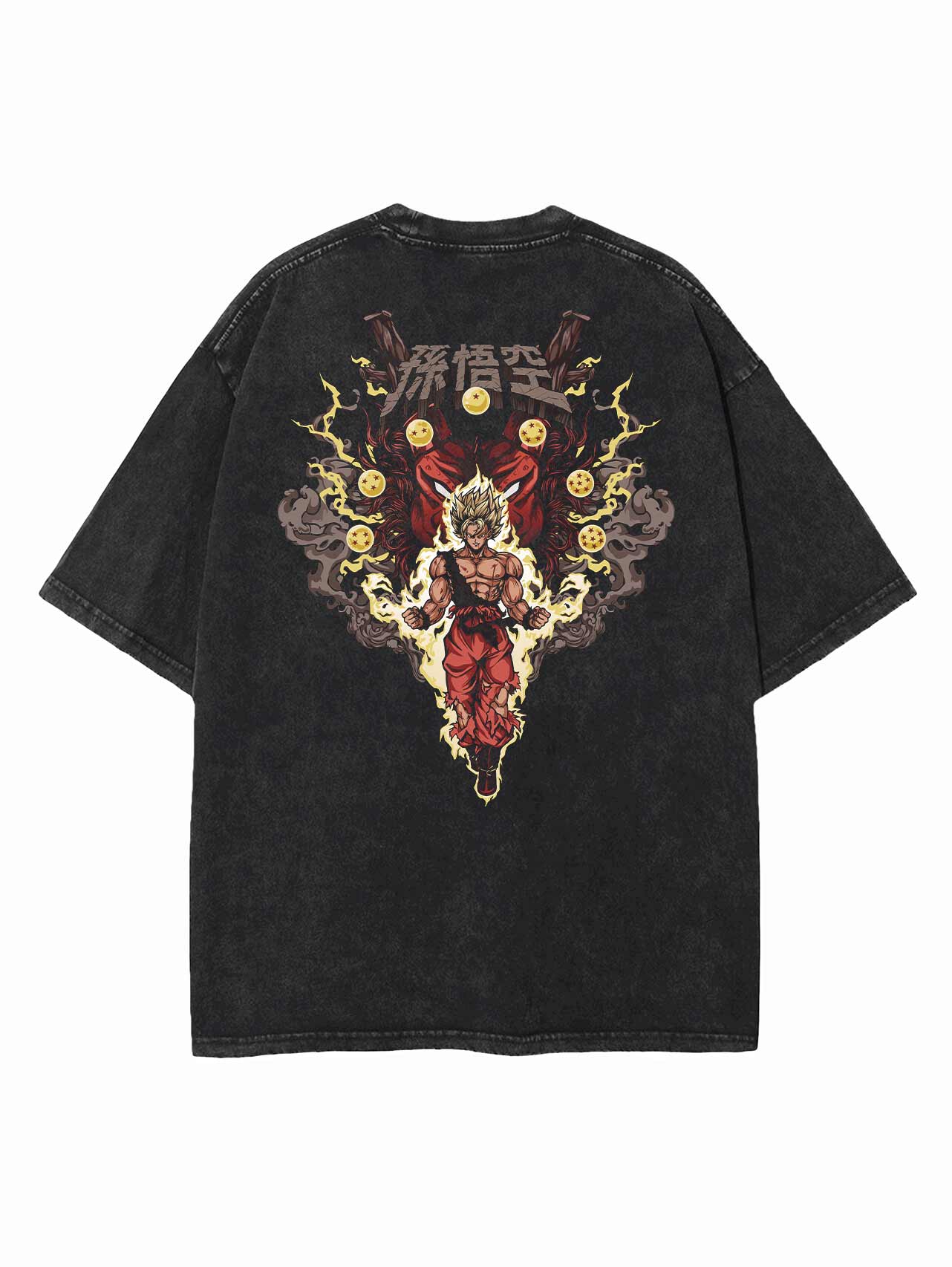 Son Goku 2-seitiges Vintage-T-Shirt
