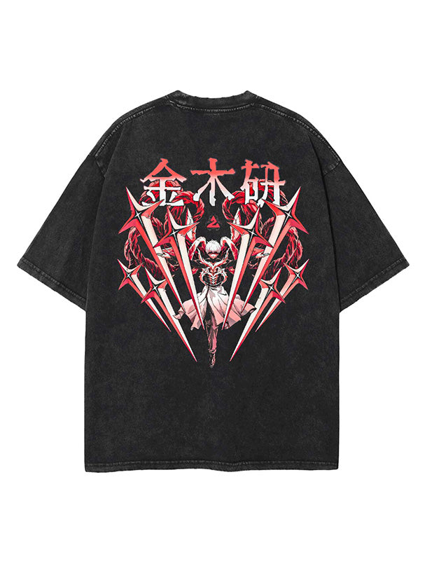 Kaneki Kagune King 2-seitiges Vintage-T-Shirt