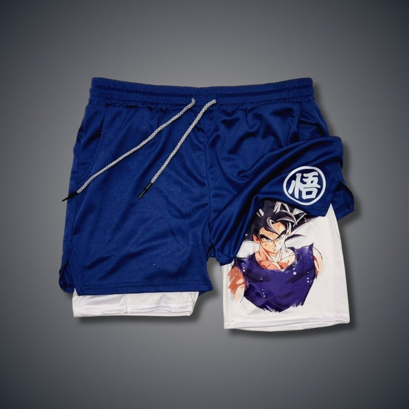Dragon Ball Performance Shorts - Blau