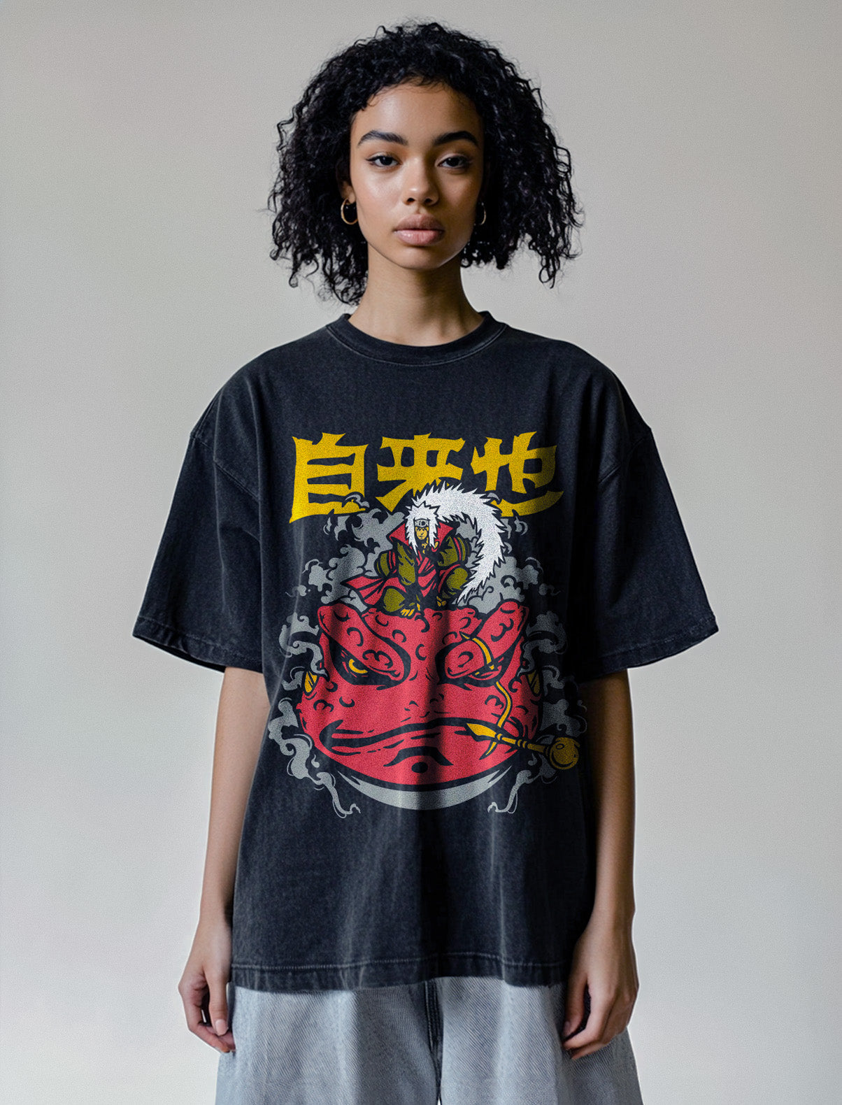 Jiraiya Toad Sage Vintage-T-Shirt