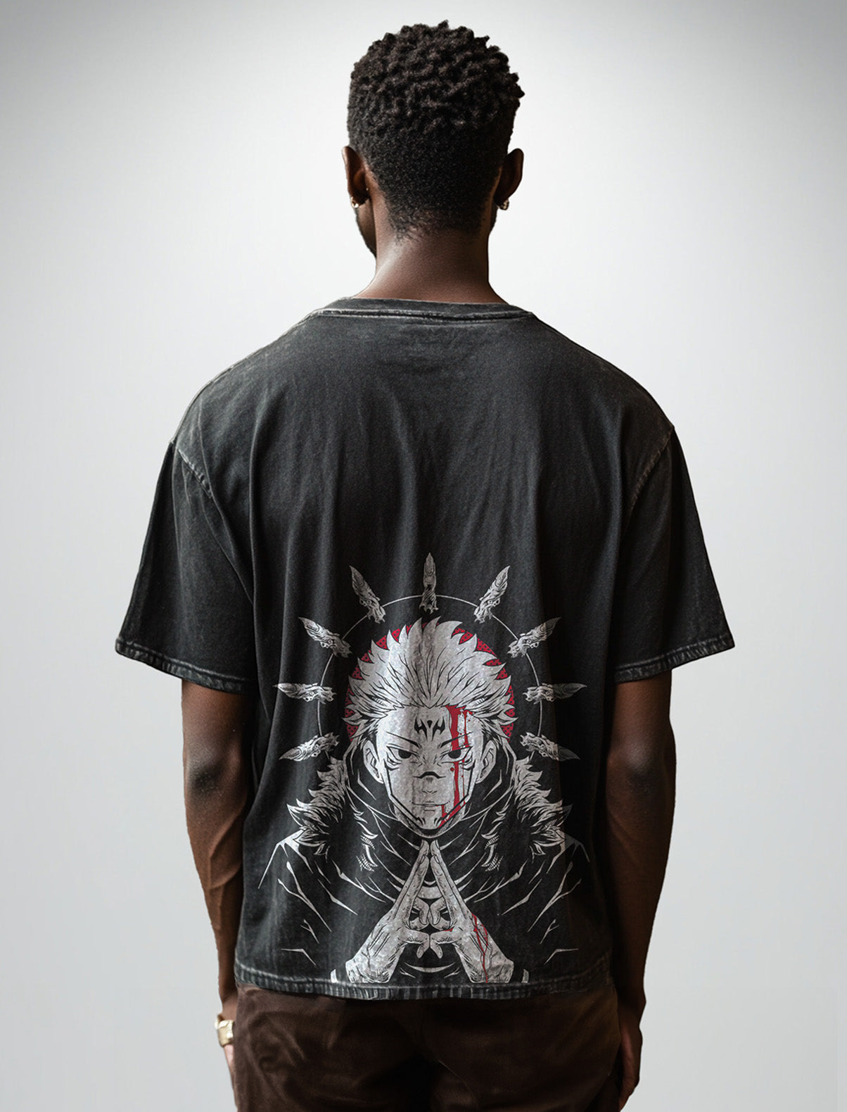 King Cursed 2-seitiges Vintage-T-Shirt