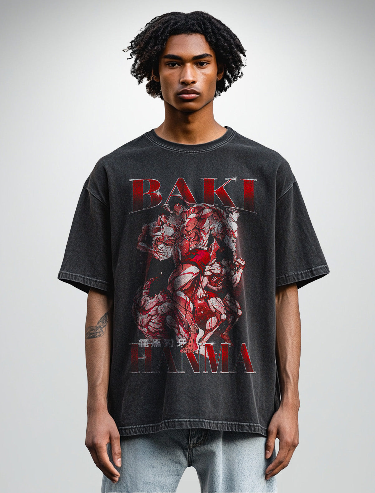Baki Hanma Vintage-T-Shirt