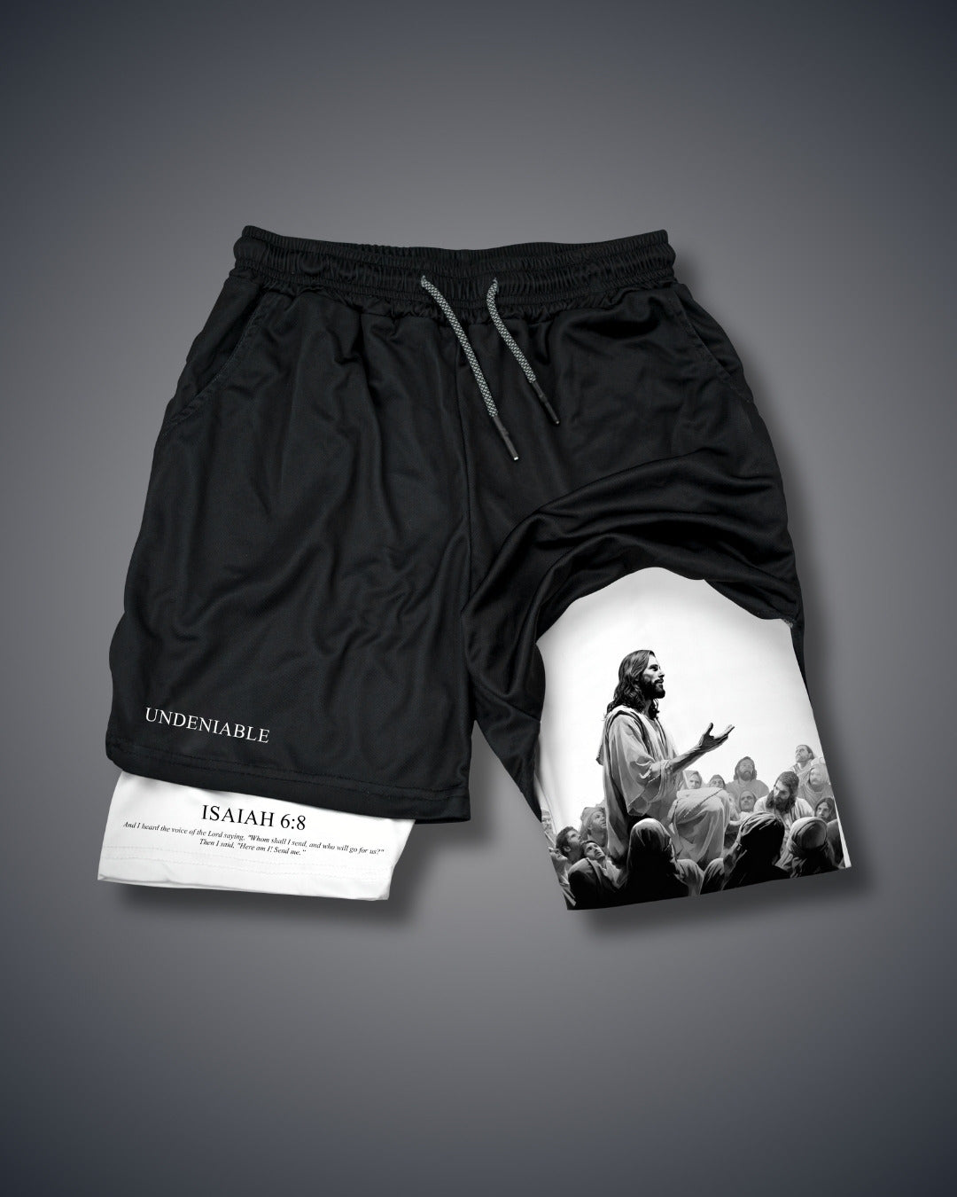Jesaja 6:8 Jesus Performance Shorts
