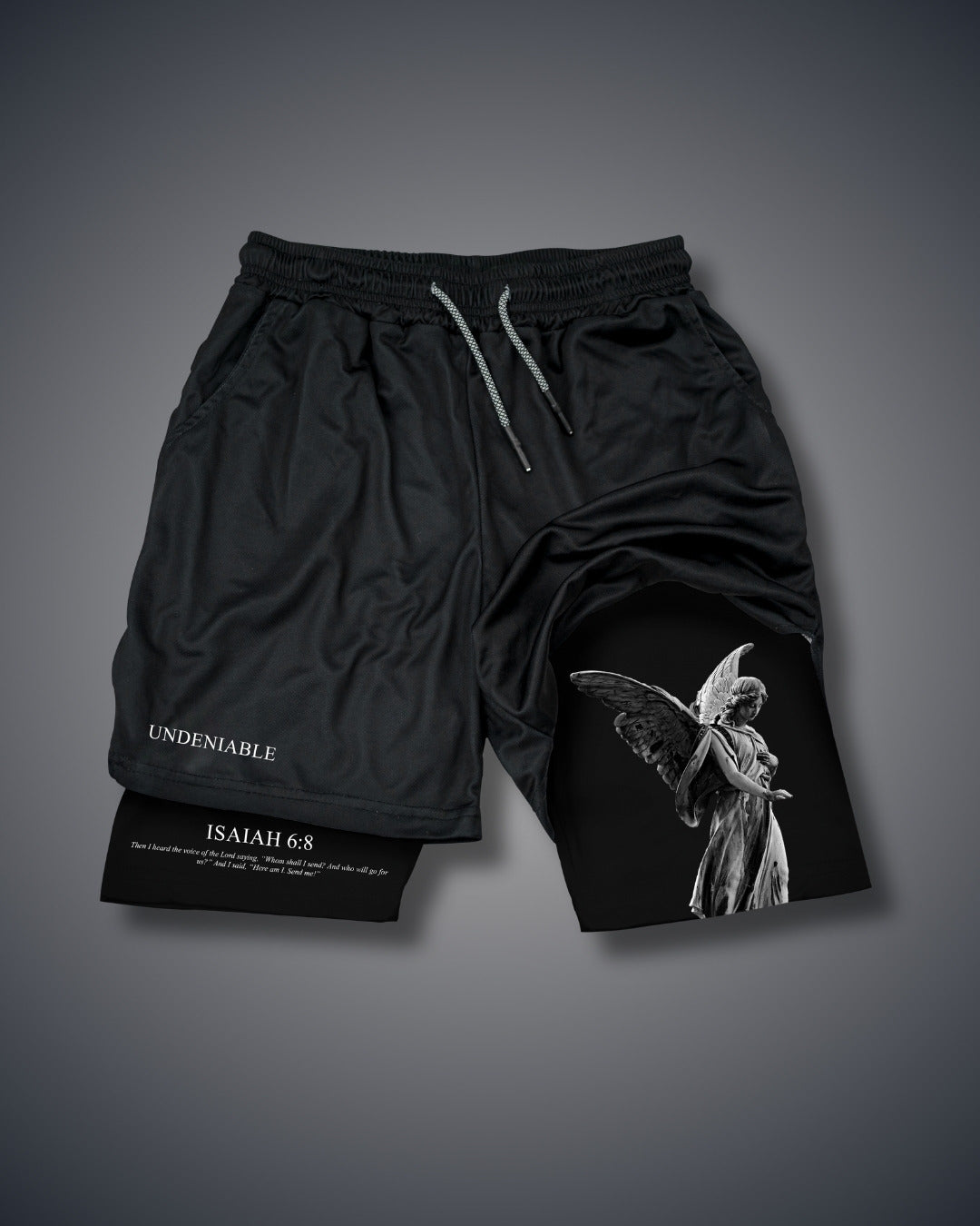 Jesaja 6:8 Engel Performance Shorts