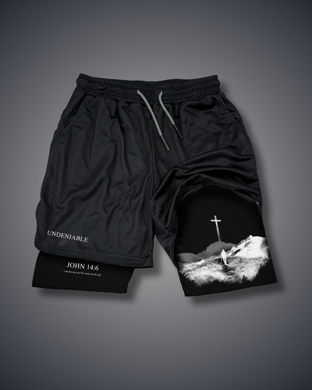 John 14:6 Kreuz Performance Shorts