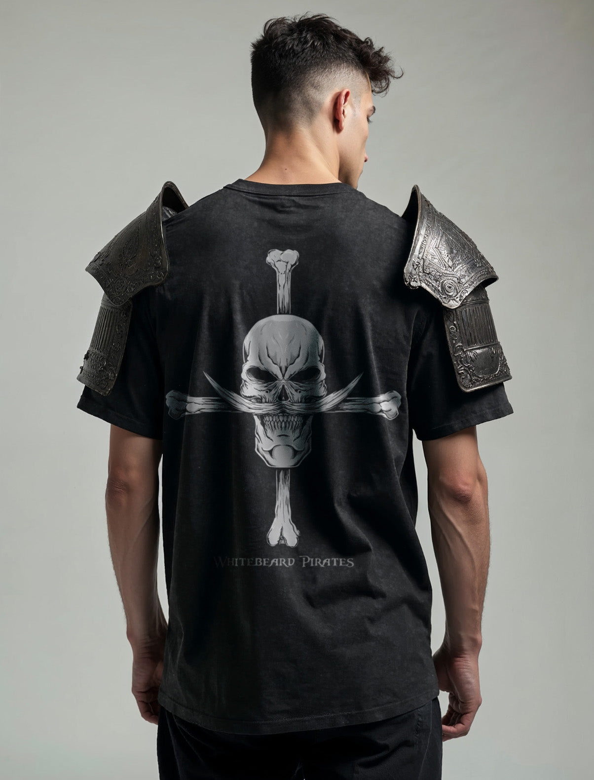 Whitebeard Pirates 2-seitiges Vintage-T-Shirt