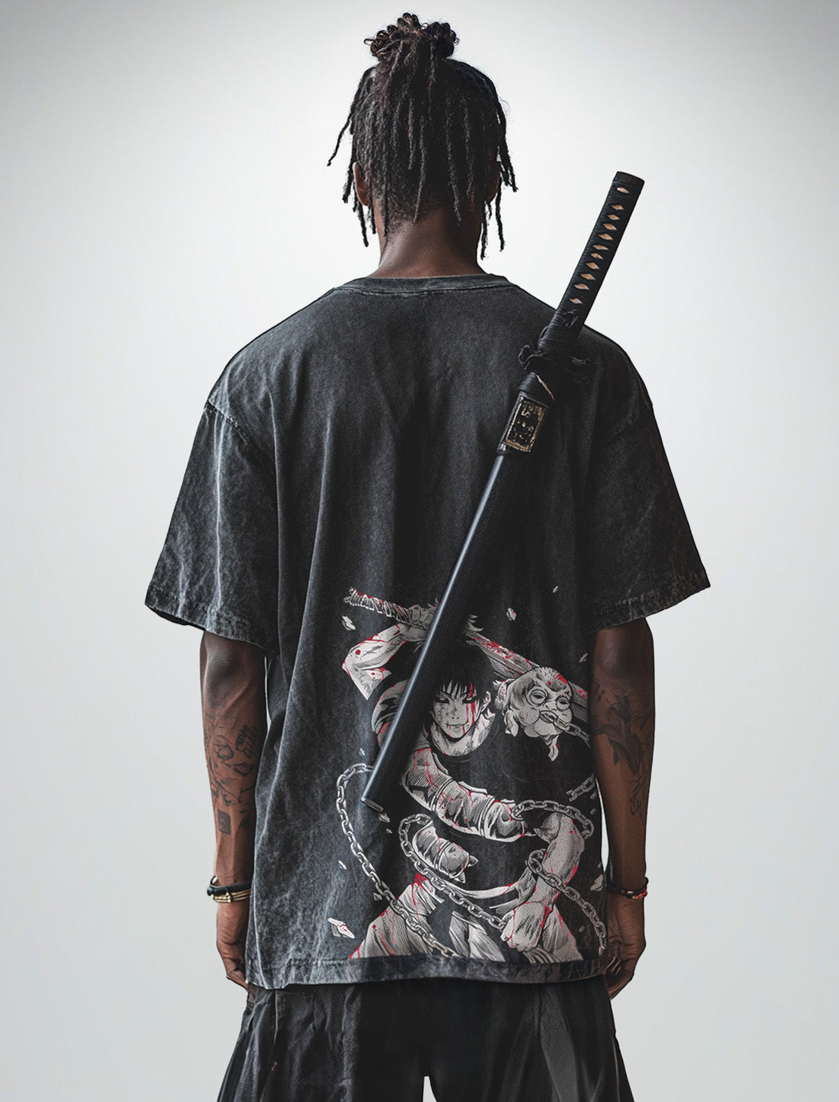 Divine Border Toji 2-seitiges Vintage-T-Shirt