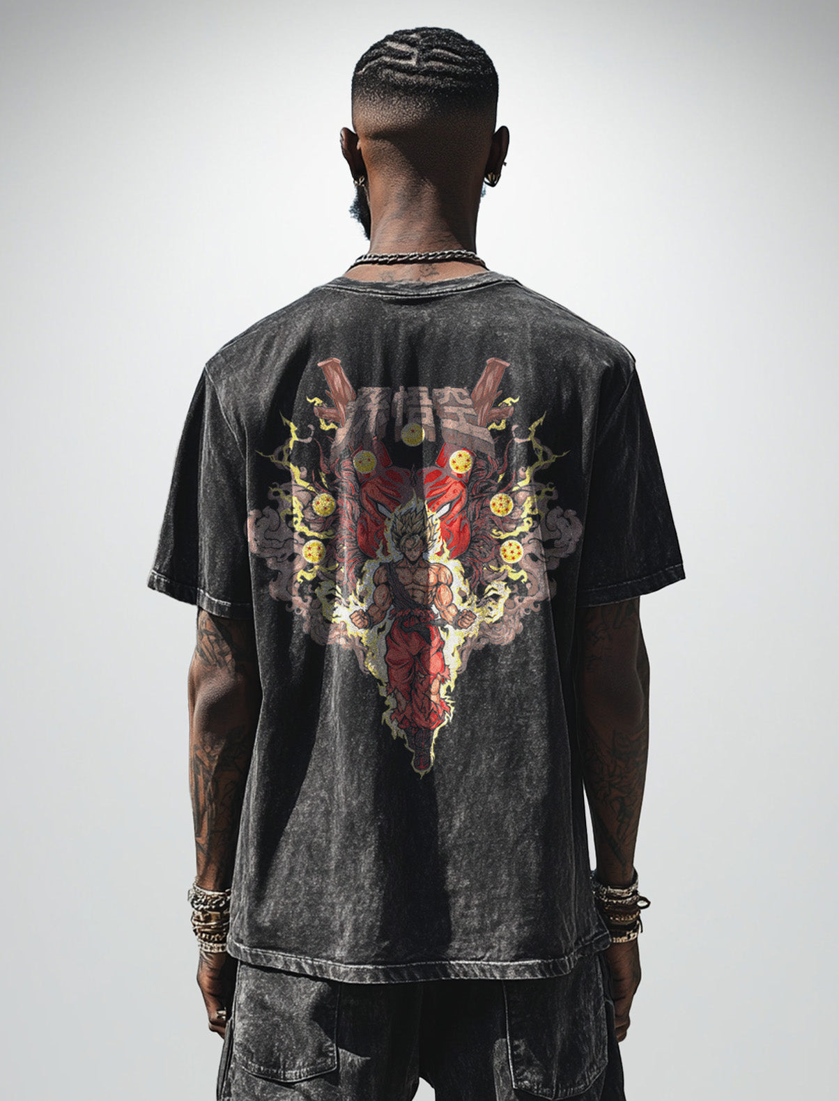 Son Goku 2-seitiges Vintage-T-Shirt