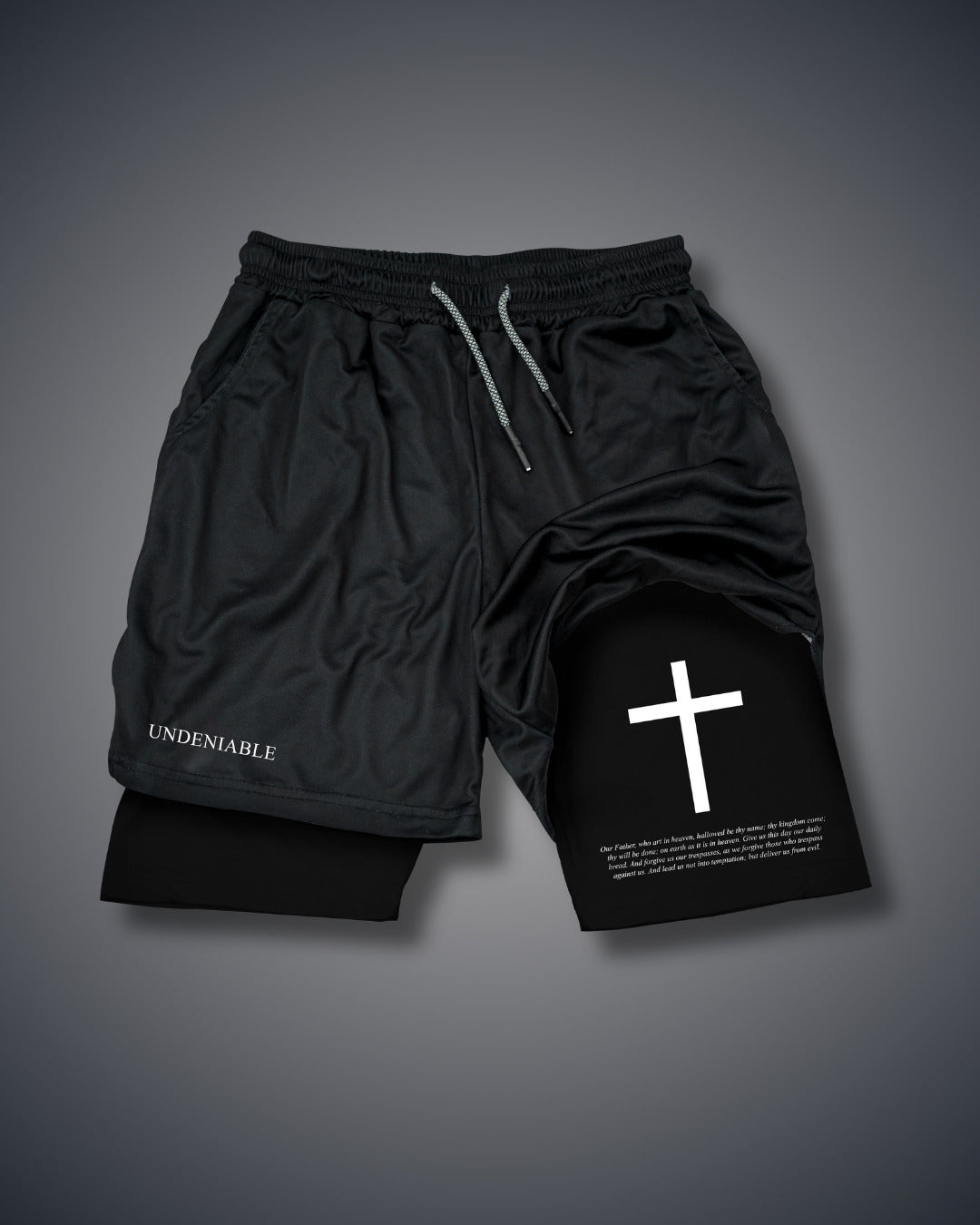 Vaterunser Kreuz Performance Shorts
