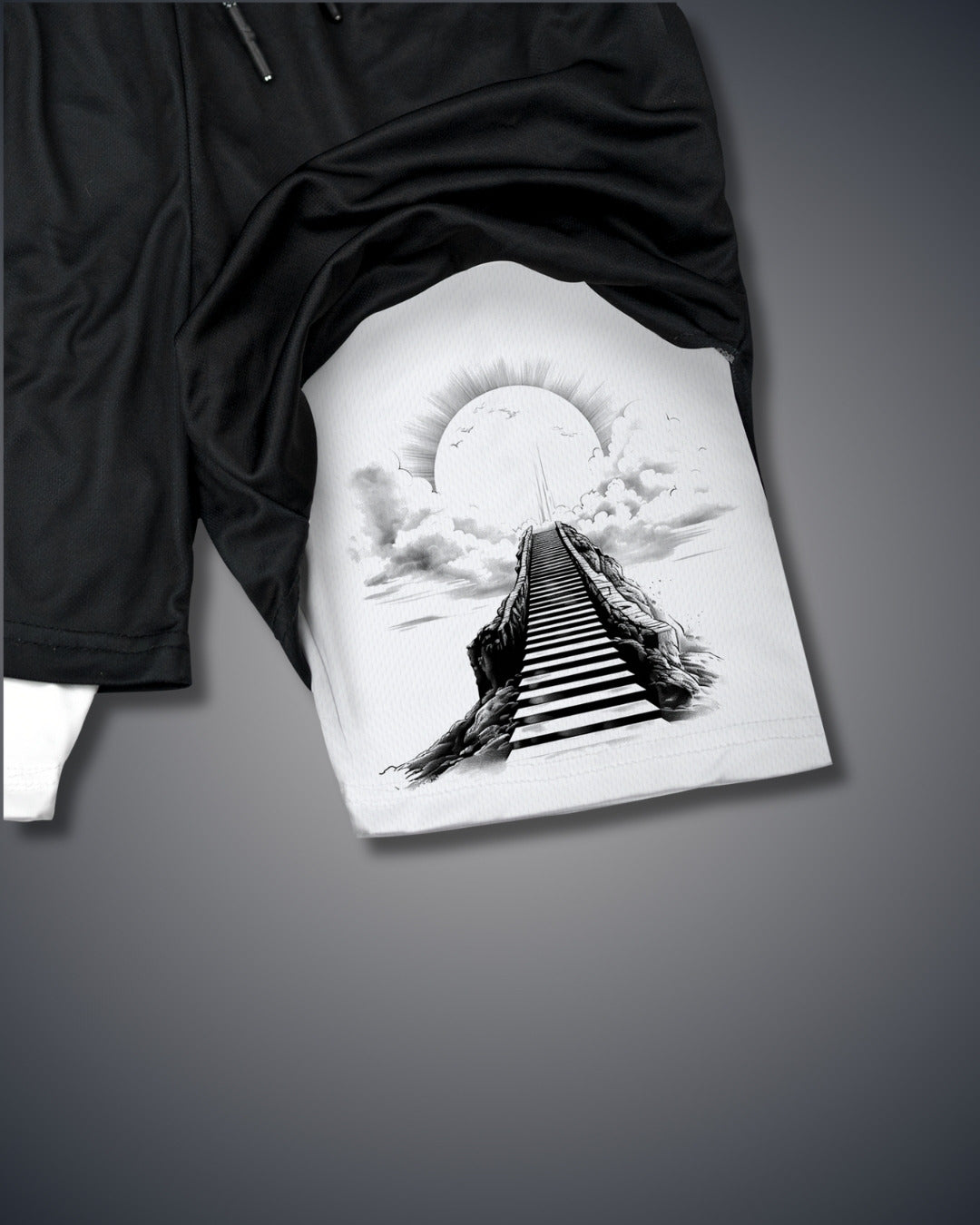 Matthäus 6:10 Treppe Performance Shorts