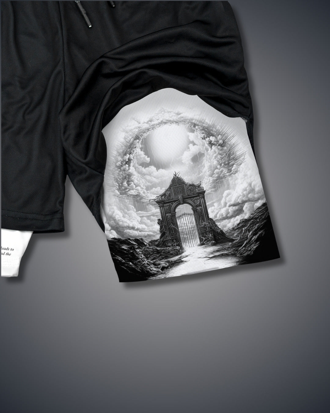 Matthäus 7:13-14 Enge Pforte Performance Shorts