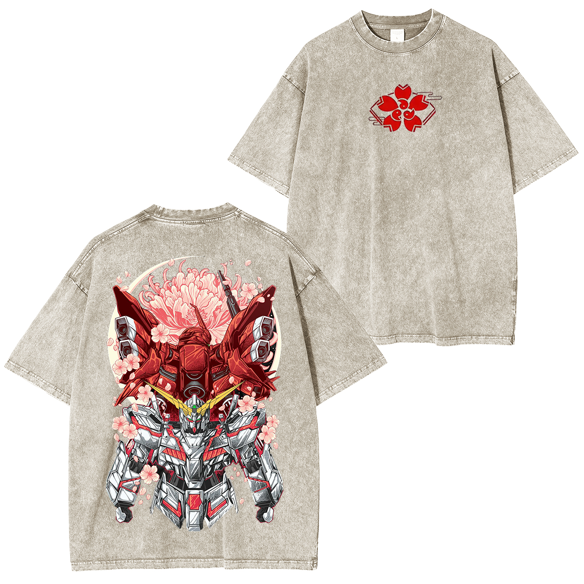 Gundam Unisex Washed T-Shirt