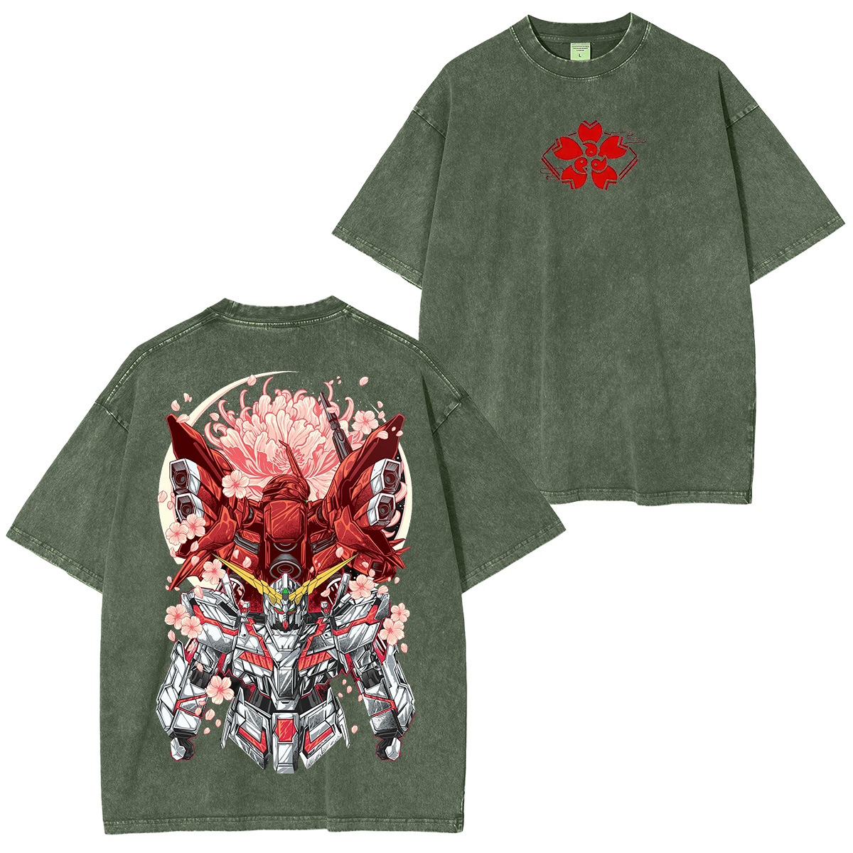 Gundam Unisex Washed T-Shirt