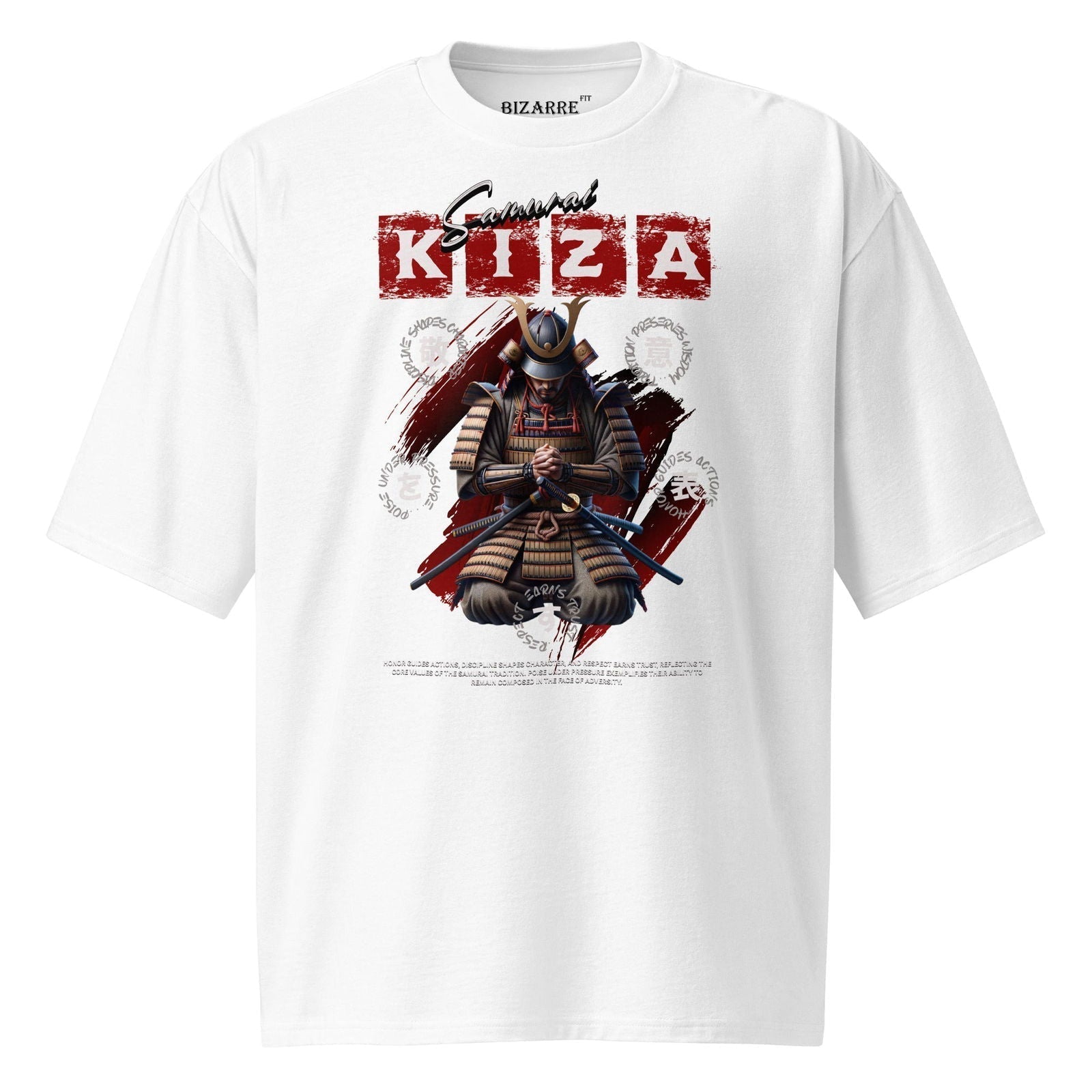 Oversized Heavyweight T-Shirt - Samurai Kiza
