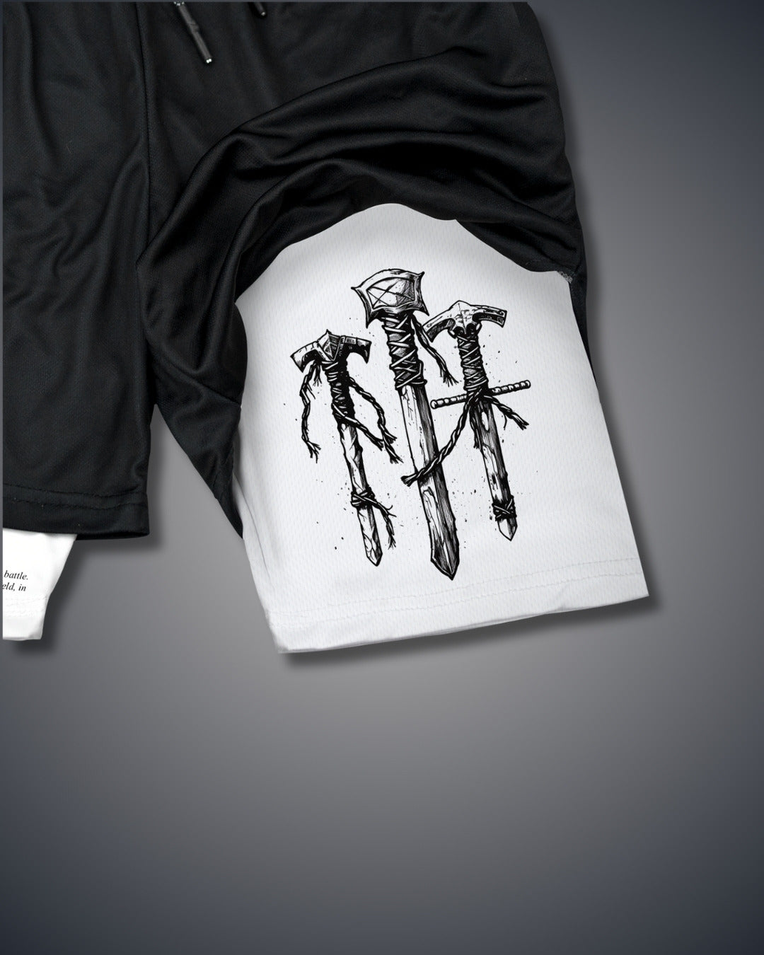 Psalm 144:1-2 Schlachtschwert Performance Shorts