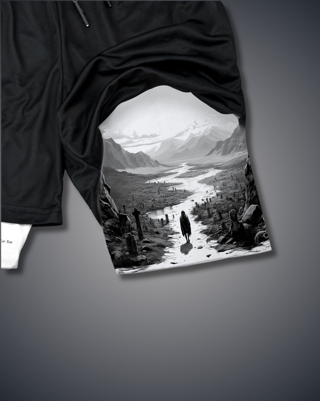 Psalm 23:4 Schatten des Todes Performance Shorts