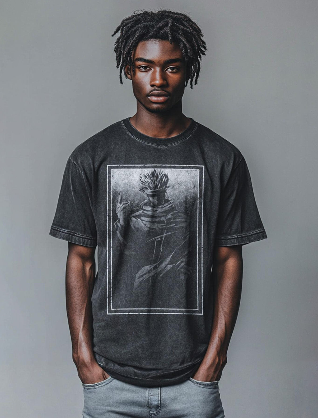 Vintage-T-Shirt „Satoru Divine Sorcerer“