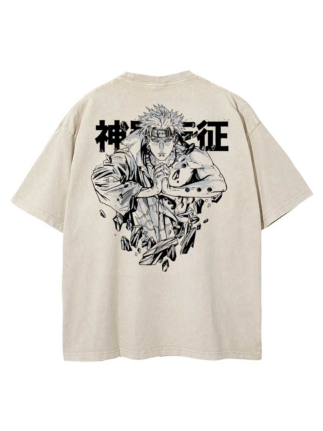 2-seitiges Vintage-T-Shirt „Tensei“