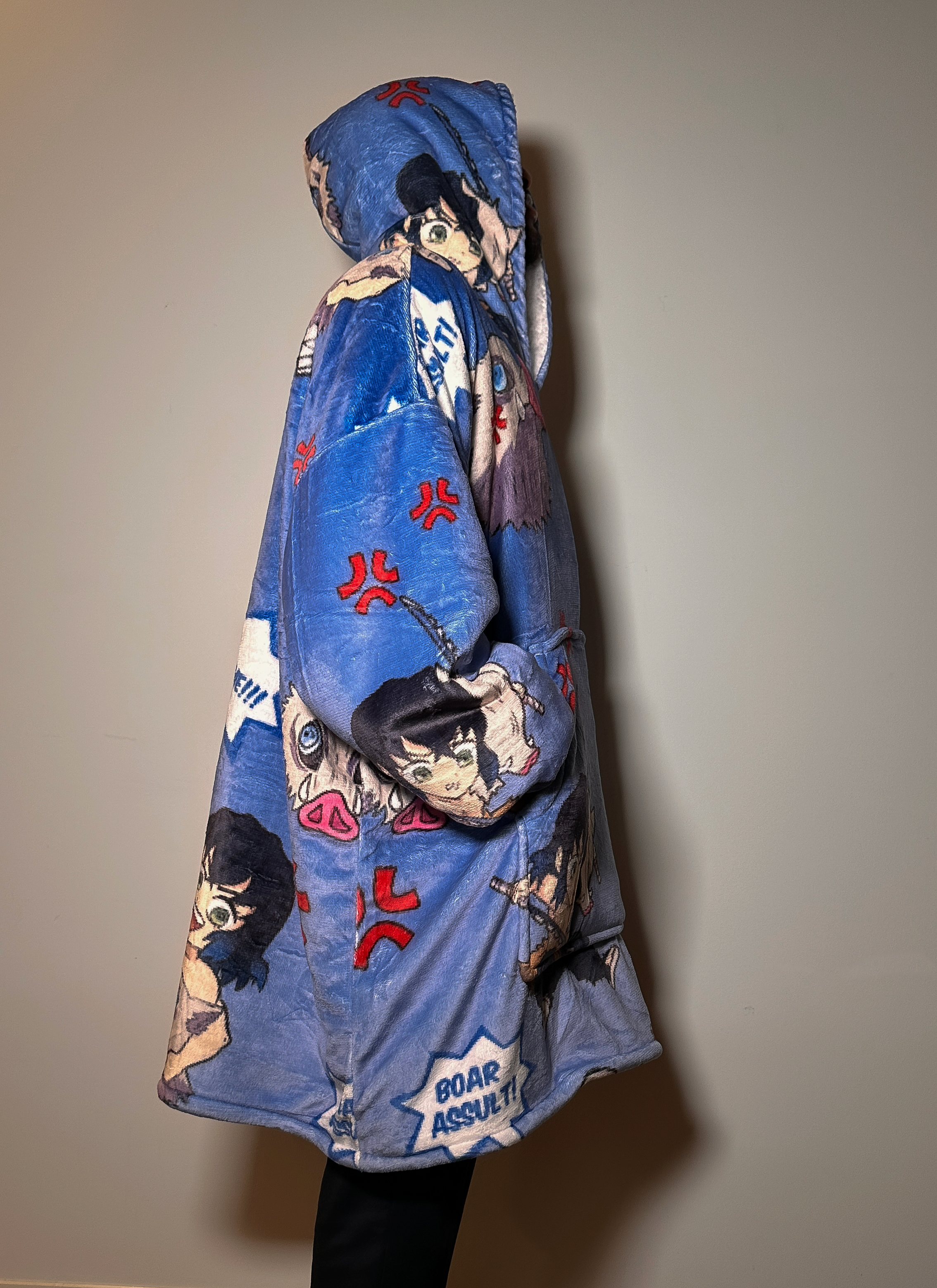 Inosuke Kuschelpullover mit Decke