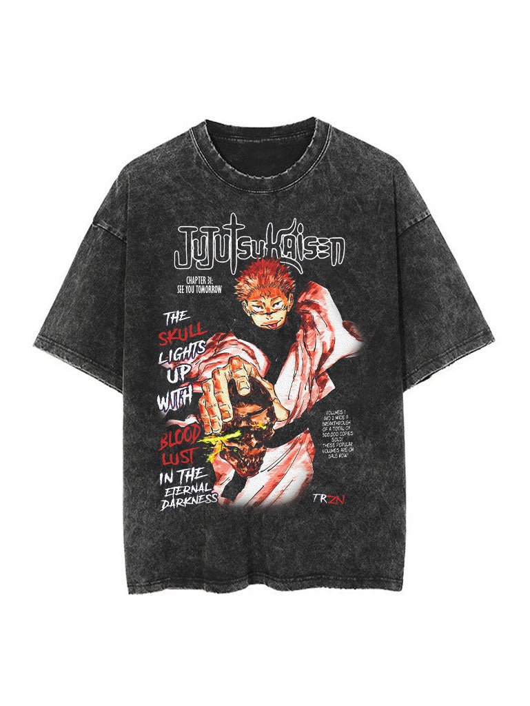 Sukuna Manga Vintage-T-Shirt