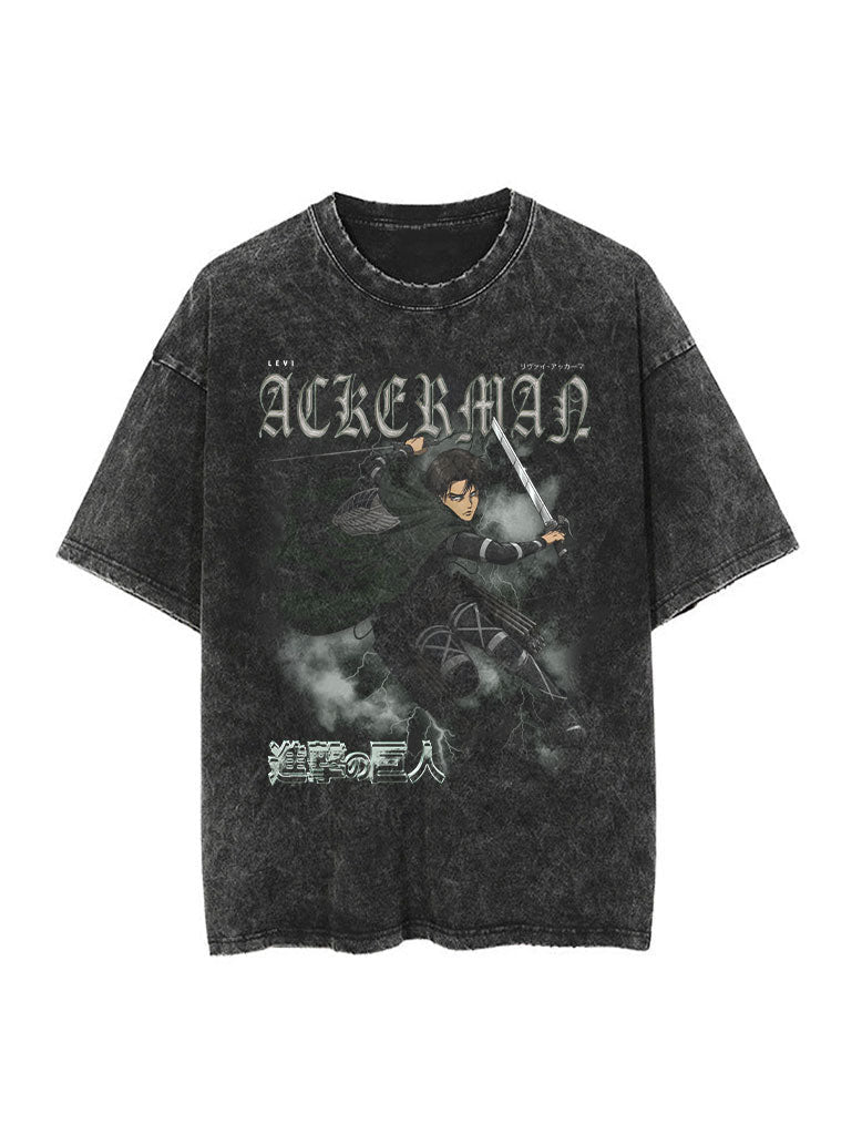 Levi Ackerman Vintage-T-Shirt