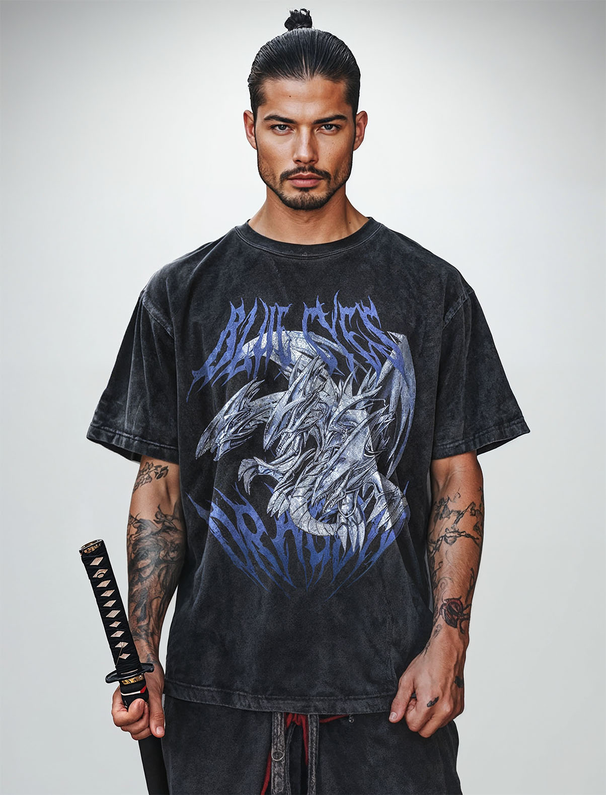 Blue-Eyes Dragon Vintage-T-Shirt