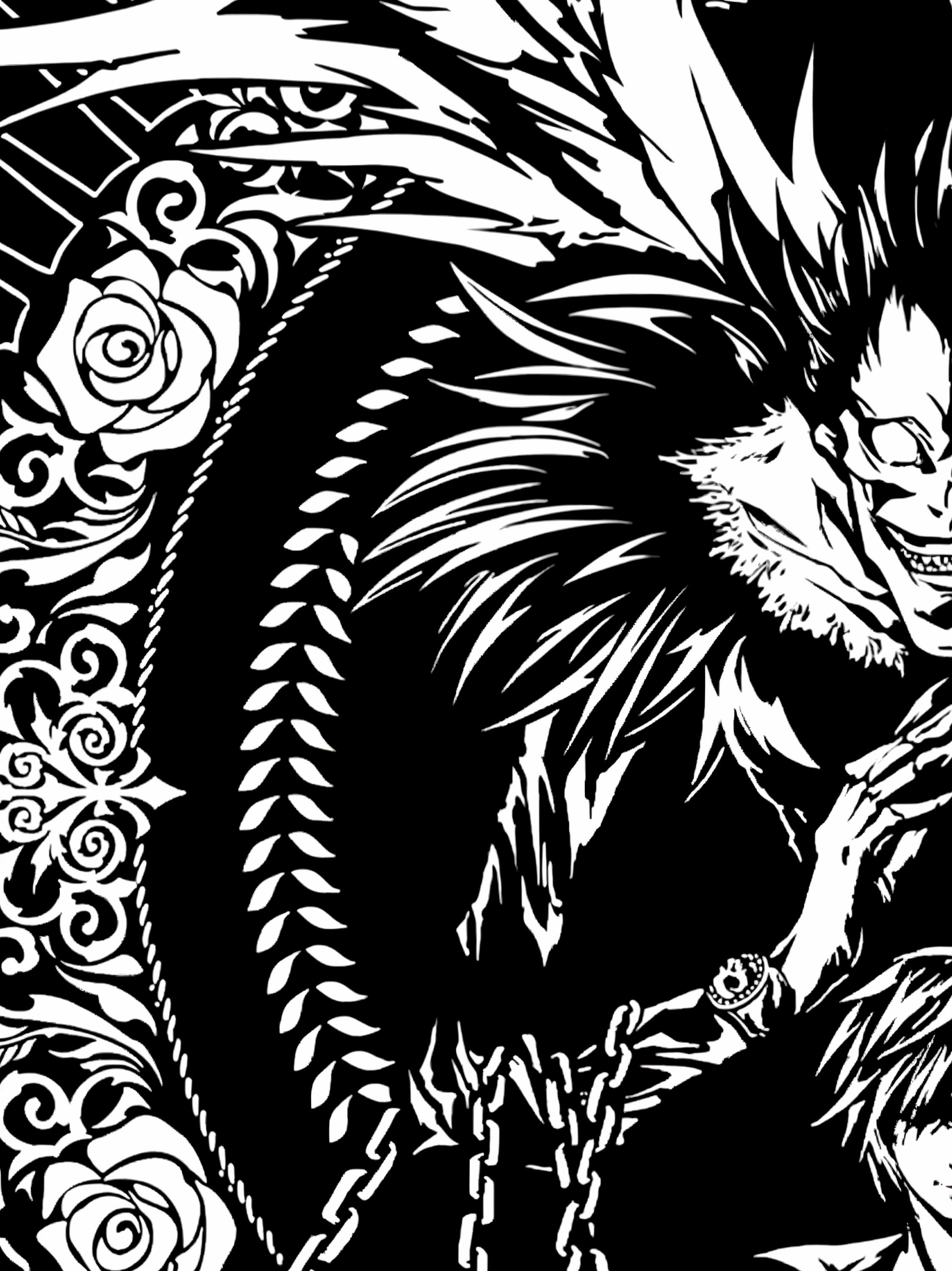 Ryuk x Light 2-seitiges Vintage-T-Shirt