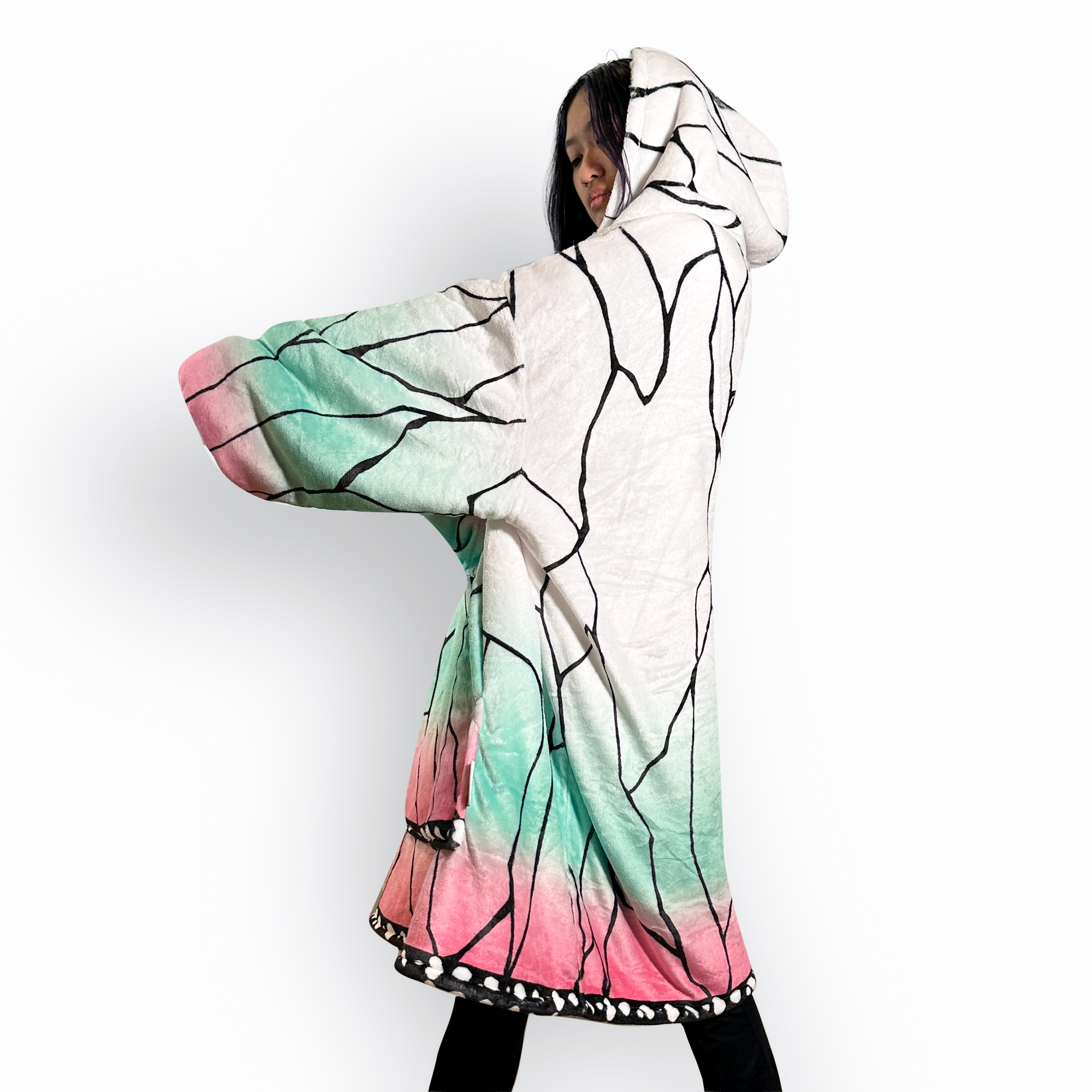 Shinobu Kuschelpullover mit Decke