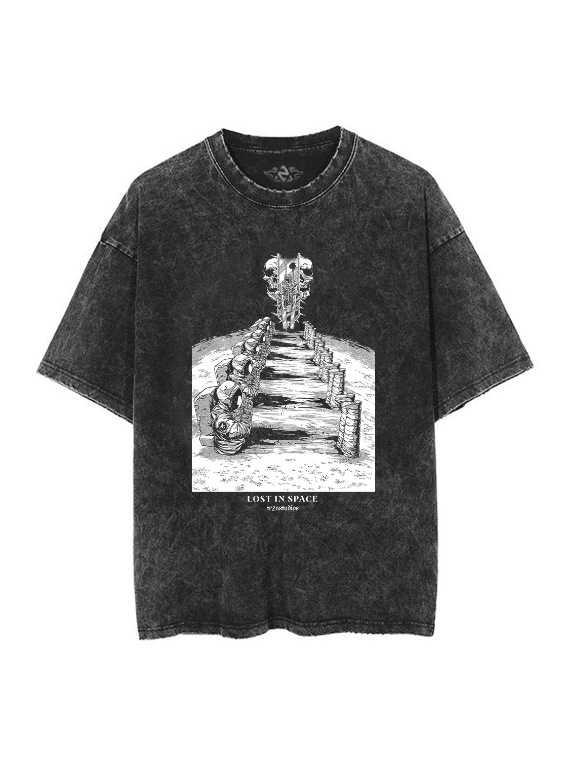 Vintage-T-Shirt „Denji Lost In Space“