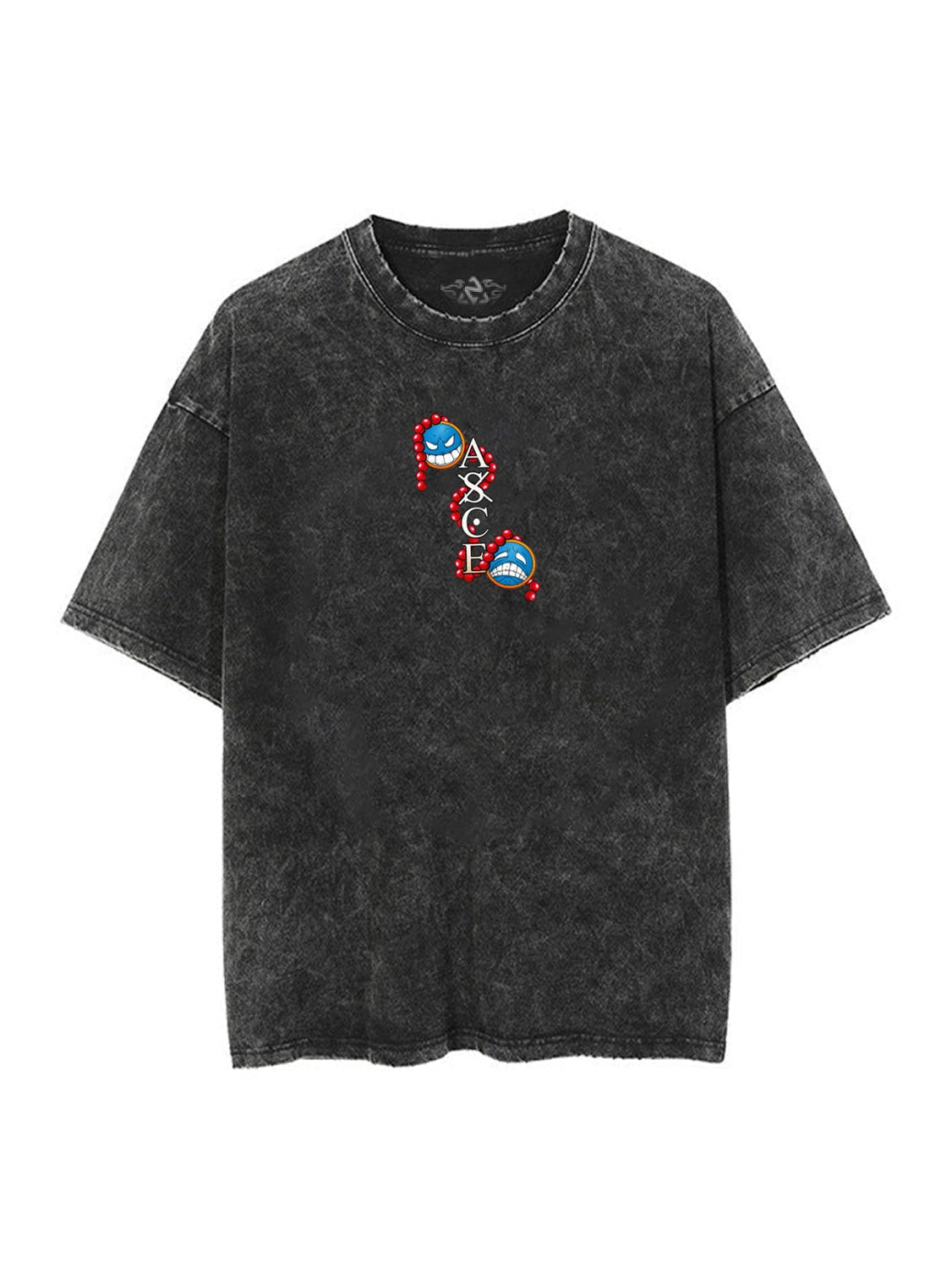 Fire Fist Ace 2-seitiges Vintage T-Shirt