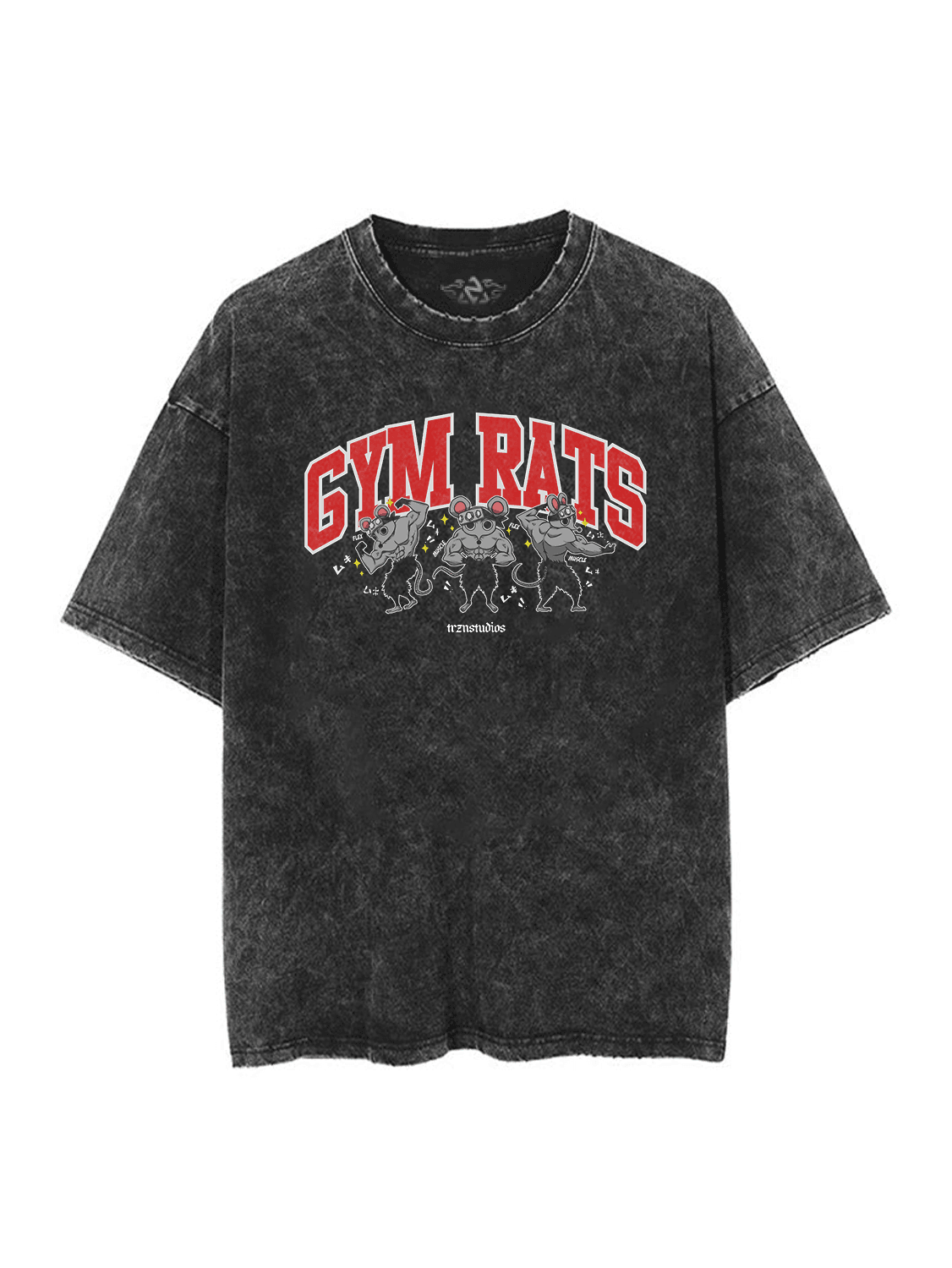 Gym Rats 'Ninju' Vintage-T-Shirt