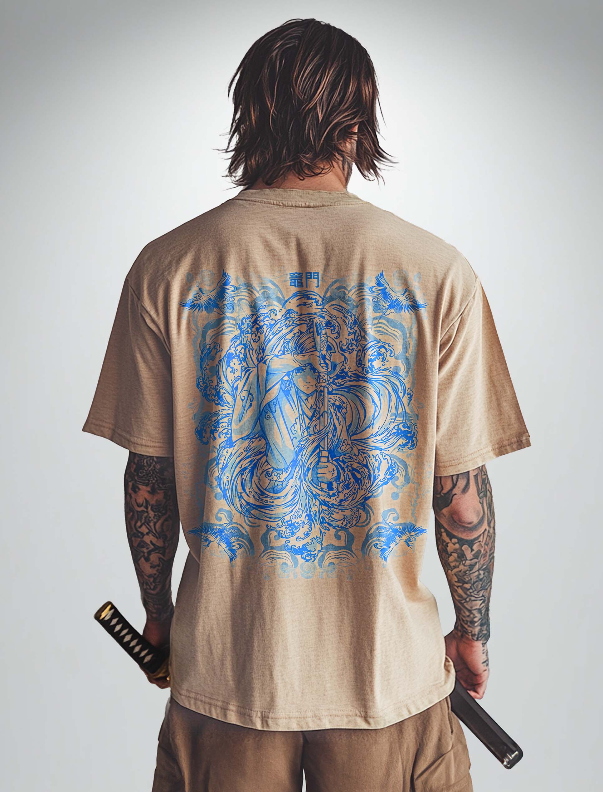 Vintage-T-Shirt „Tanjiro‘s Water Dance“