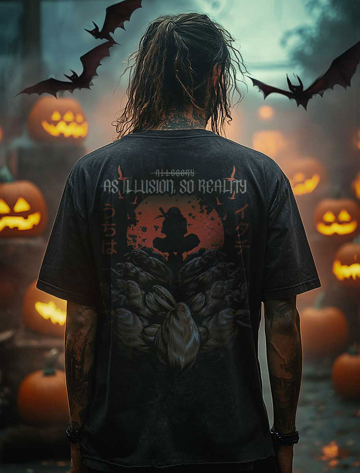 Itachi Illusion Vintage-T-Shirt