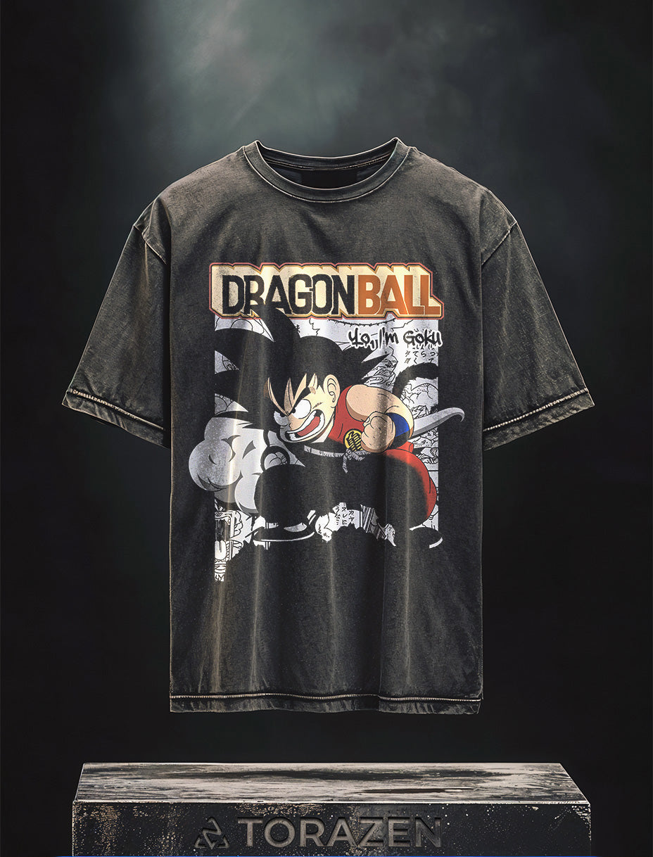 Retro DB Goku Vintage-T-Shirt