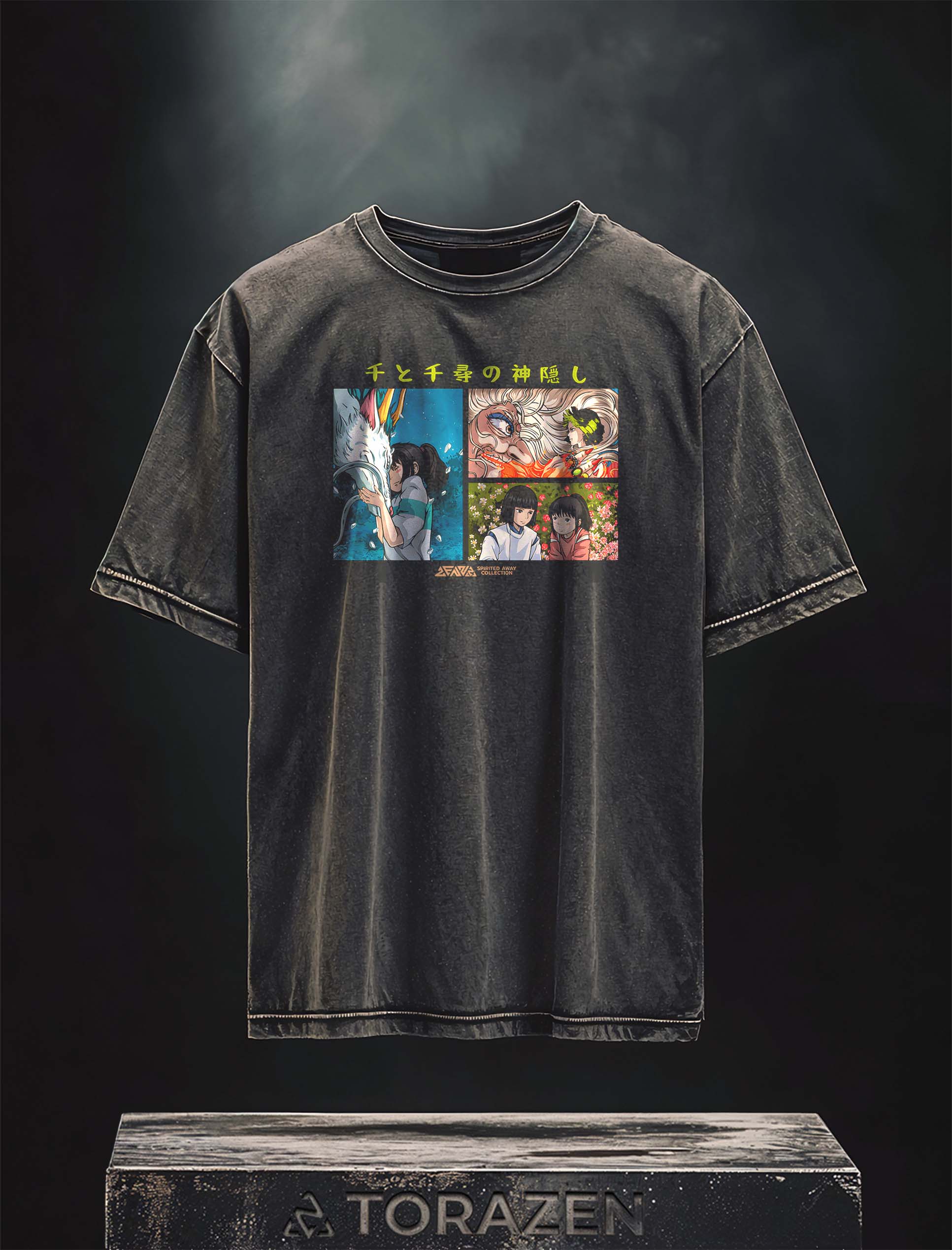 Vintage-T-Shirt „Spirited Away Journey“