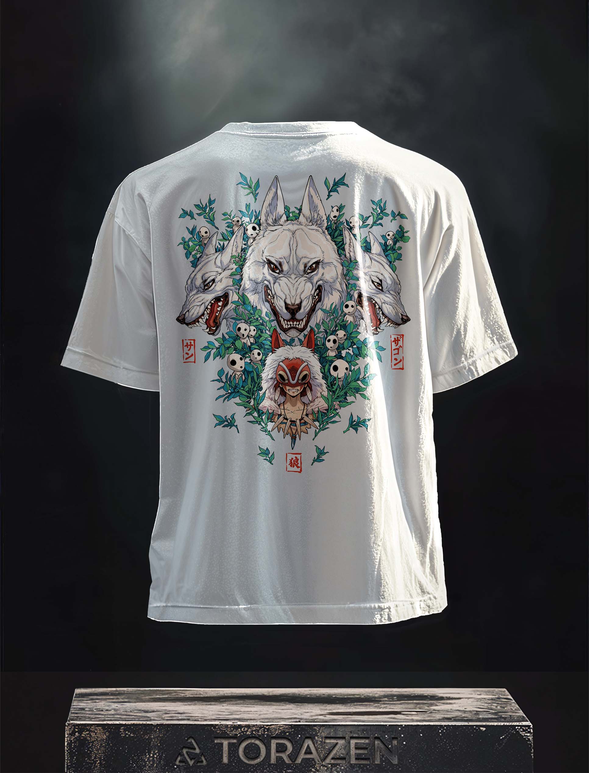 Vintage-T-Shirt „Mononoke Spirit of the Forest“