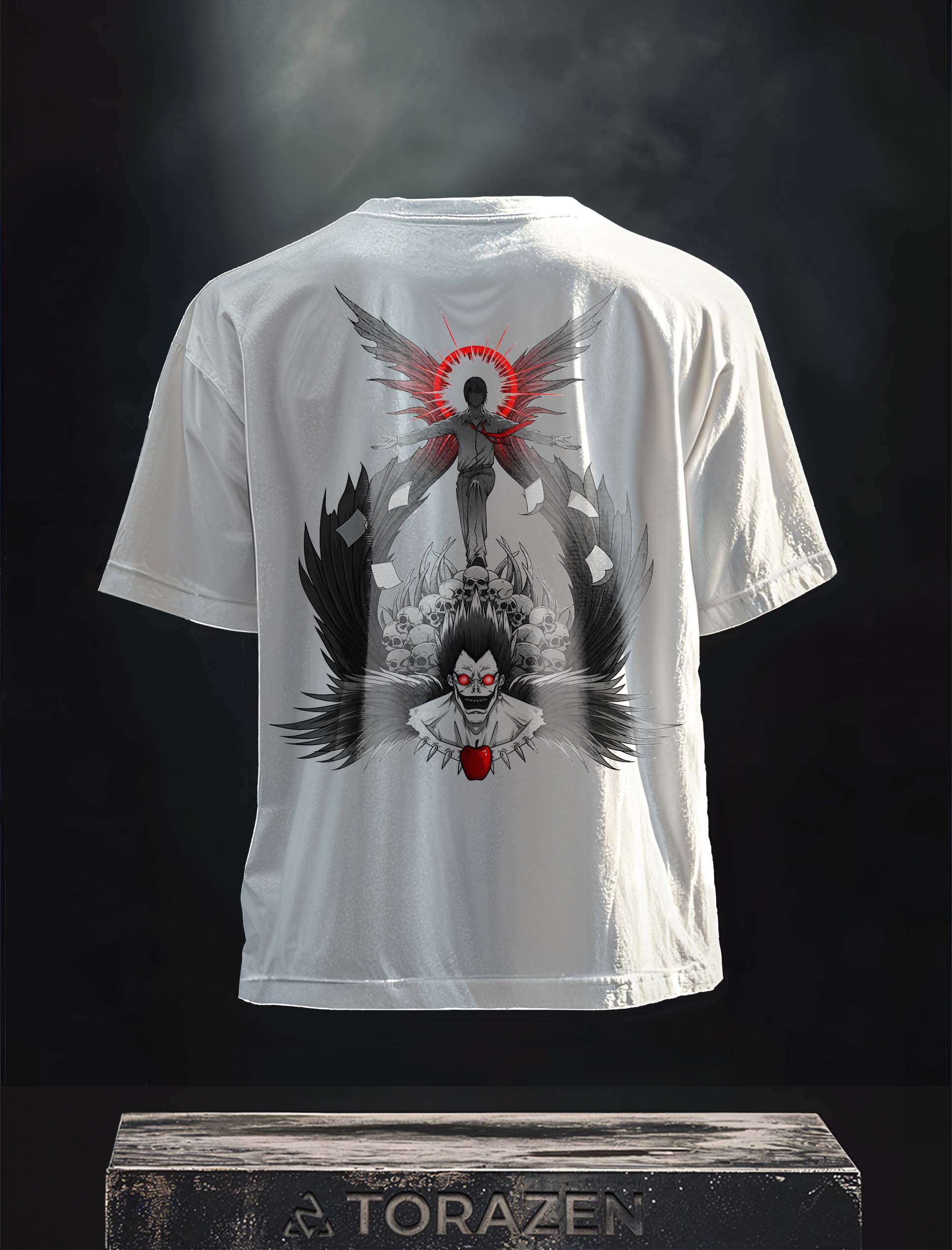 Vintage-T-Shirt „Light Yagami Death’s Dominion“