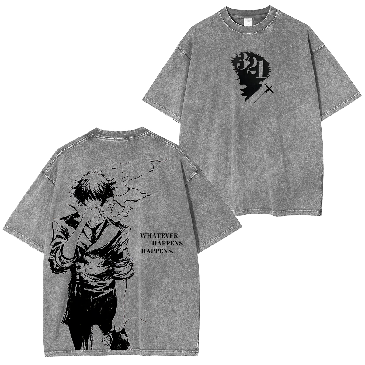 Cowboy Bebop Spike Spiegel Vintage T-Shirt (gewaschen)