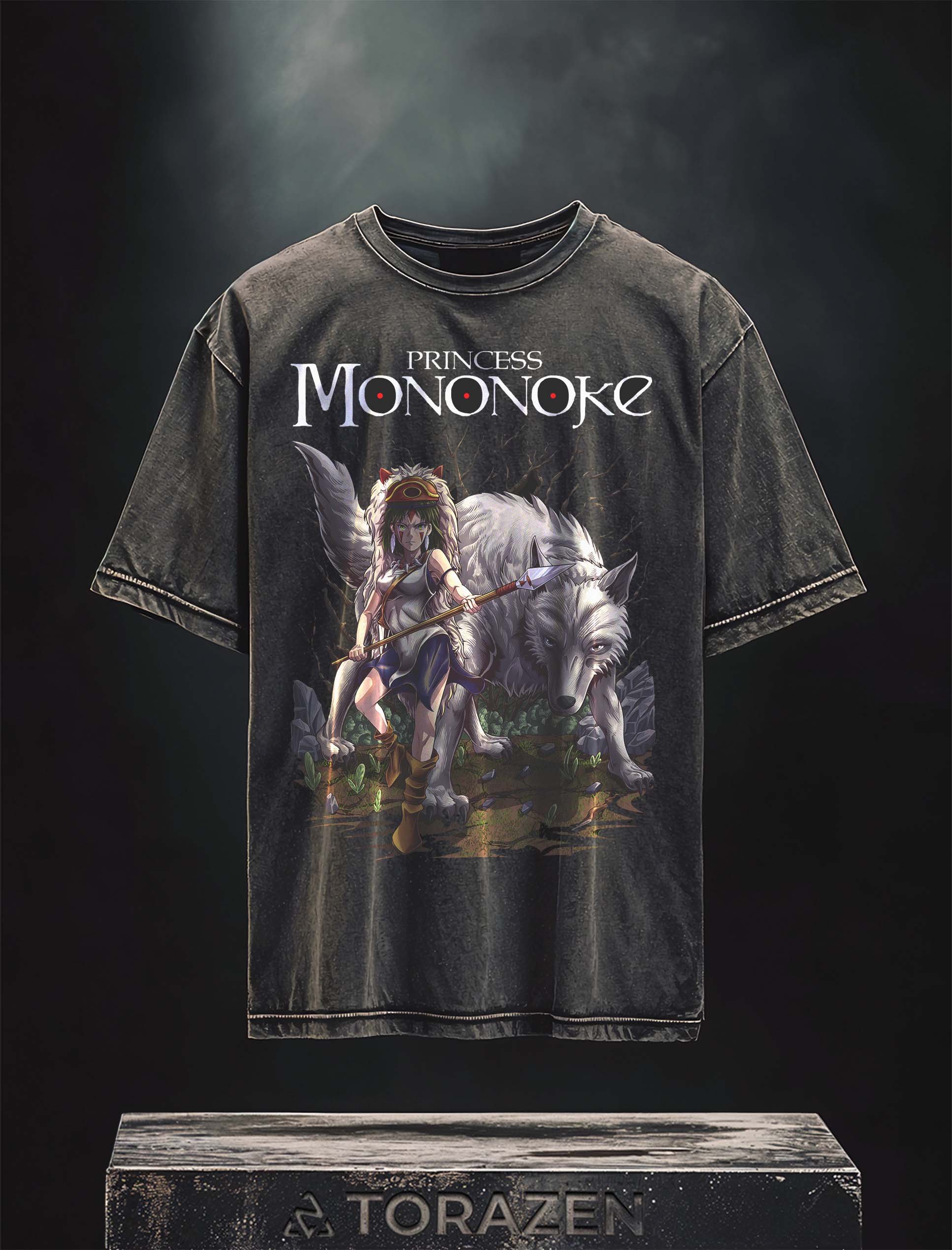 Prinzessin Mononoke & The Wolf Spirit Vintage T-Shirt