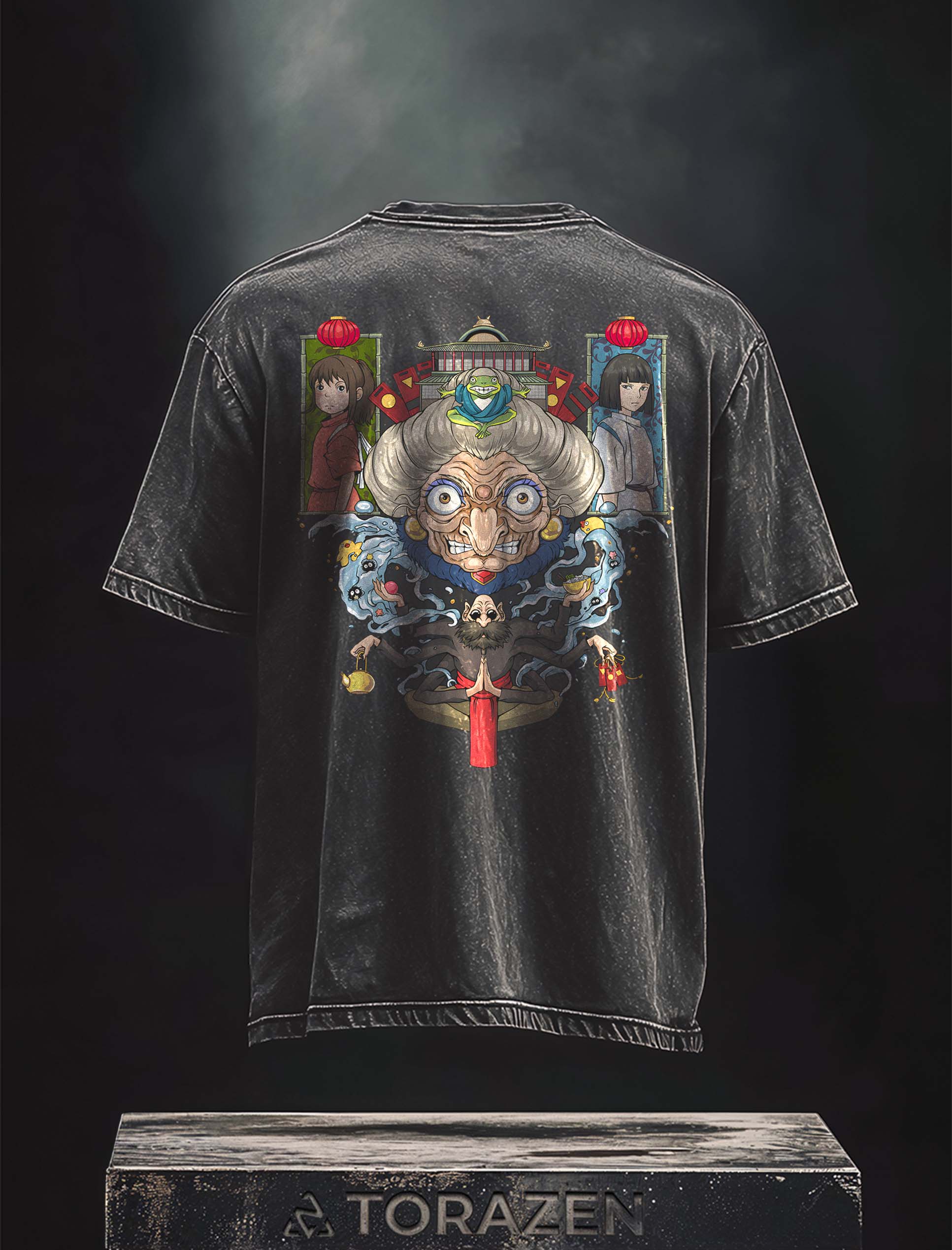 Vintage-T-Shirt „Spirited Away Journey“