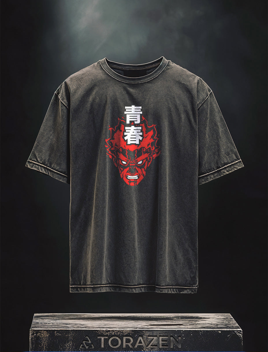 Might Guy Eighth Gate Vintage-T-Shirt