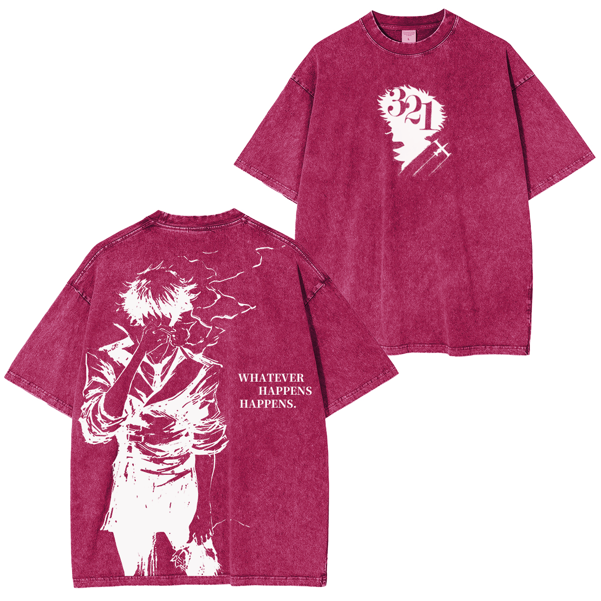 Cowboy Bebop Spike Spiegel Vintage T-Shirt (gewaschen)