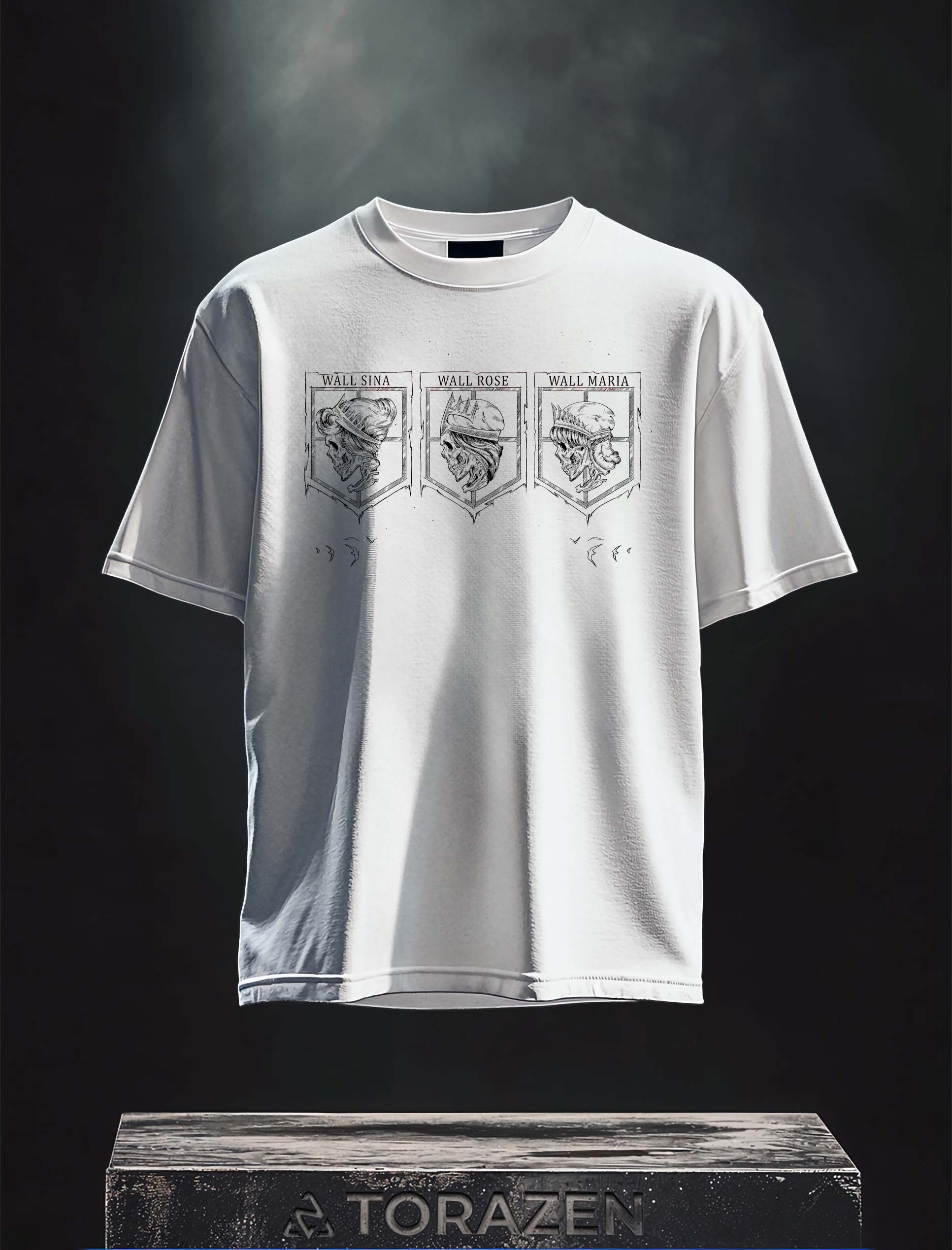 Attack on Titan: Walls Fall Vintage-T-Shirt