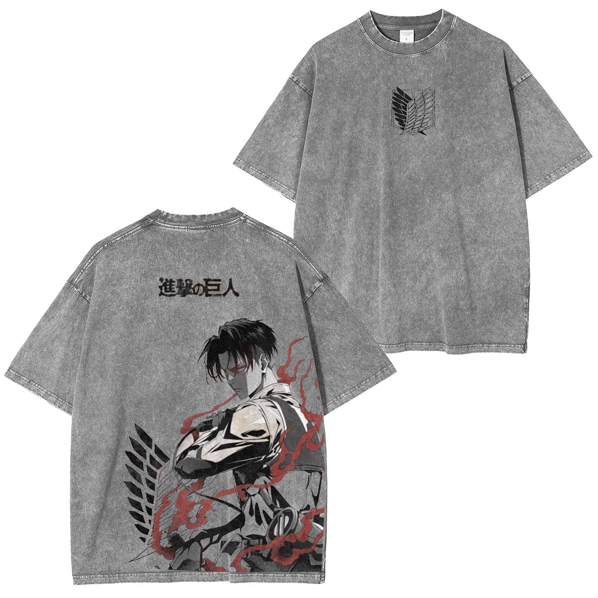 Levi Ackerman Vintage T-Shirt (gewaschen)