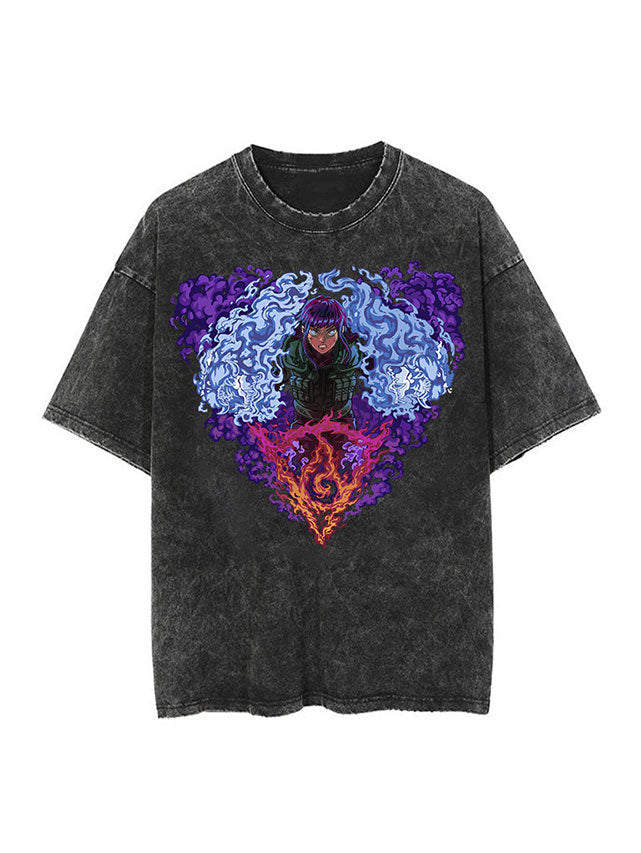 Hinata Twin Lion Vintage T-Shirt